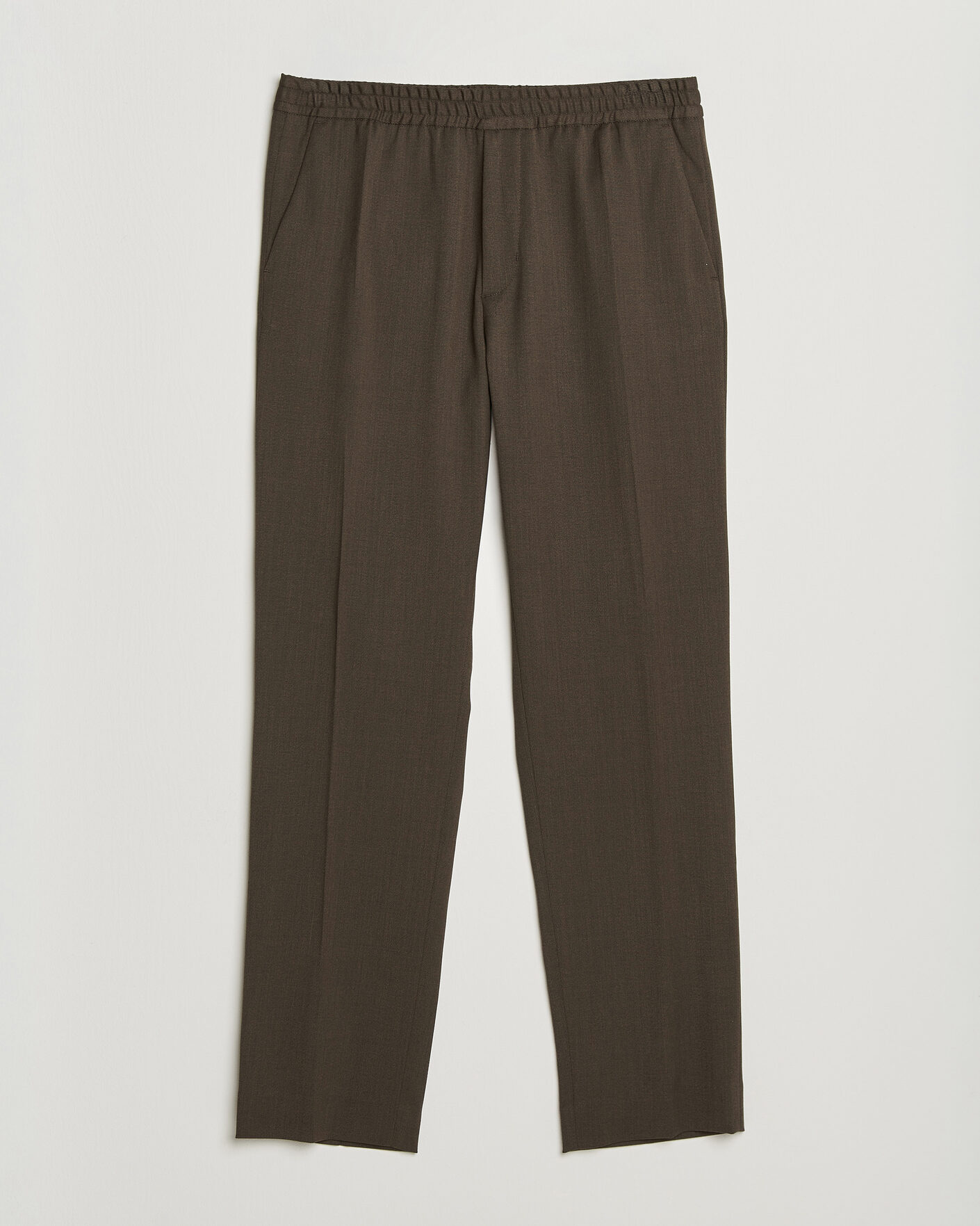 Mies | Housut | Filippa K | Theo Relaxed Wool Trousers Walnut Brown