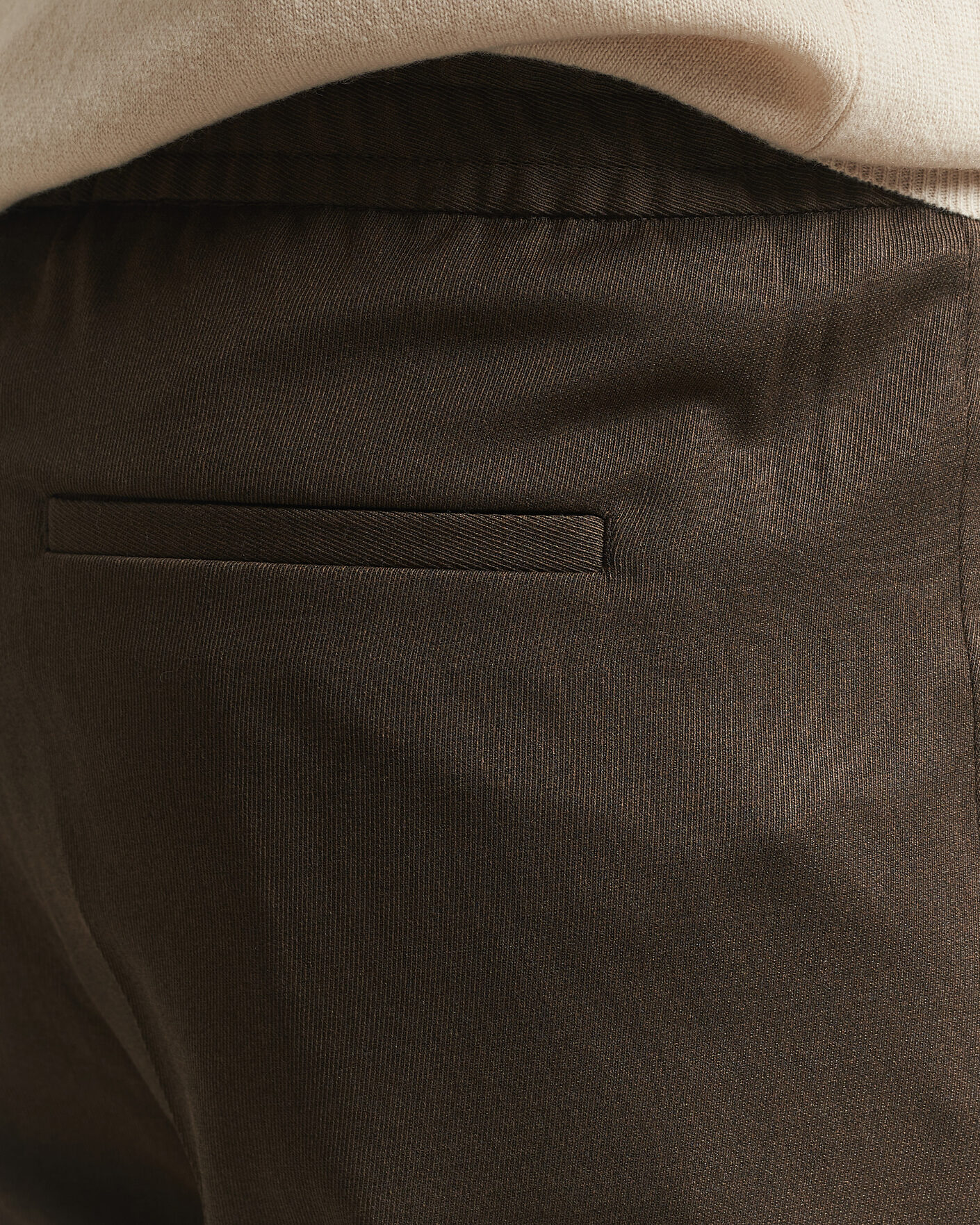 Mies | Housut | Filippa K | Theo Relaxed Wool Trousers Walnut Brown