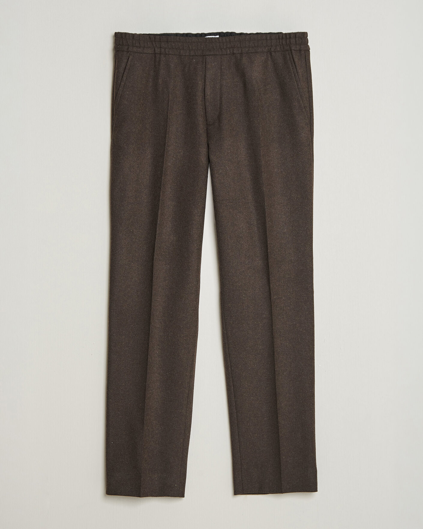 Mies | Housut | Filippa K | Theo Relaxed Flannel Trousers Walnut Brown