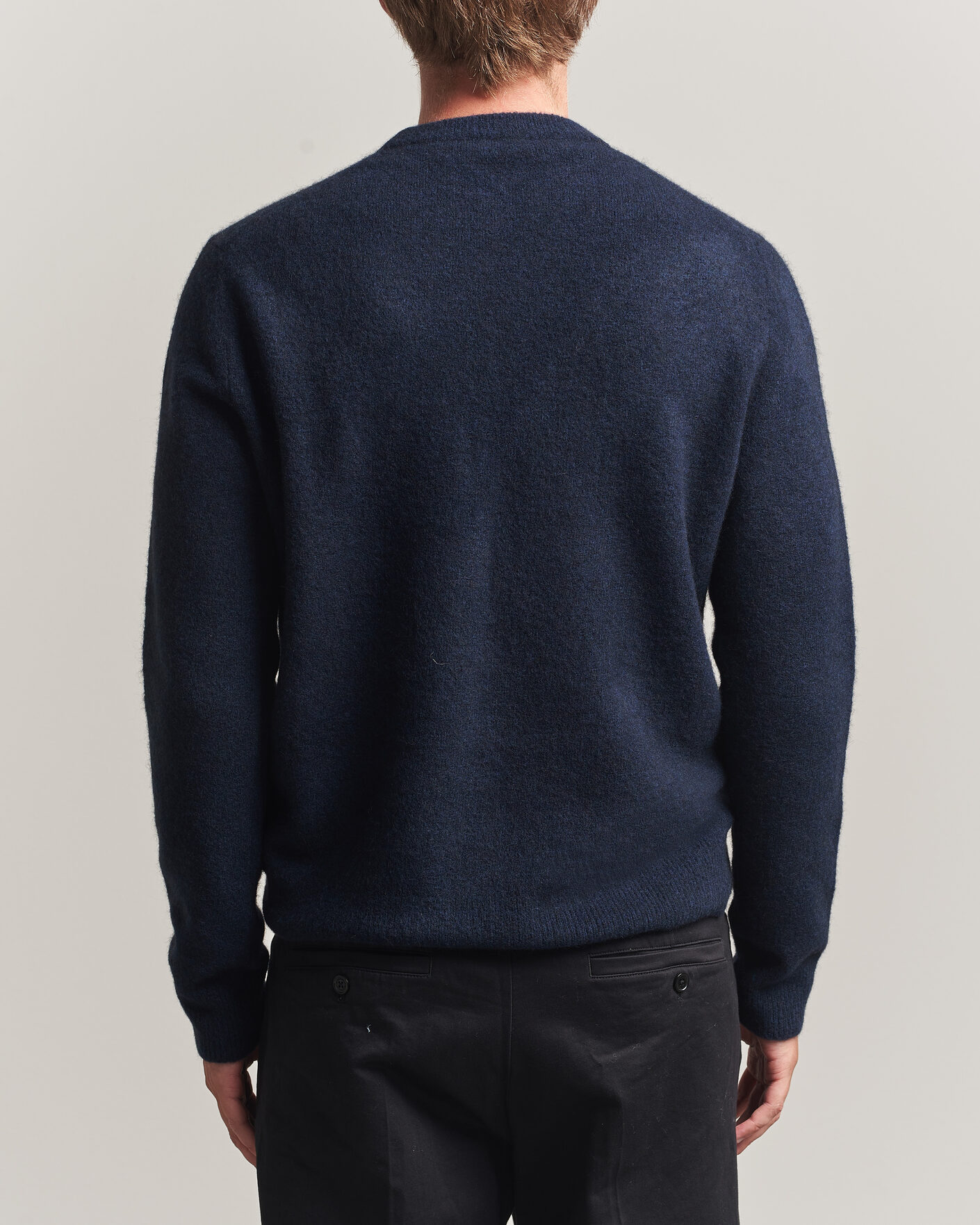 Mies | Puserot | Filippa K | Yak Knitted Sweater Navy