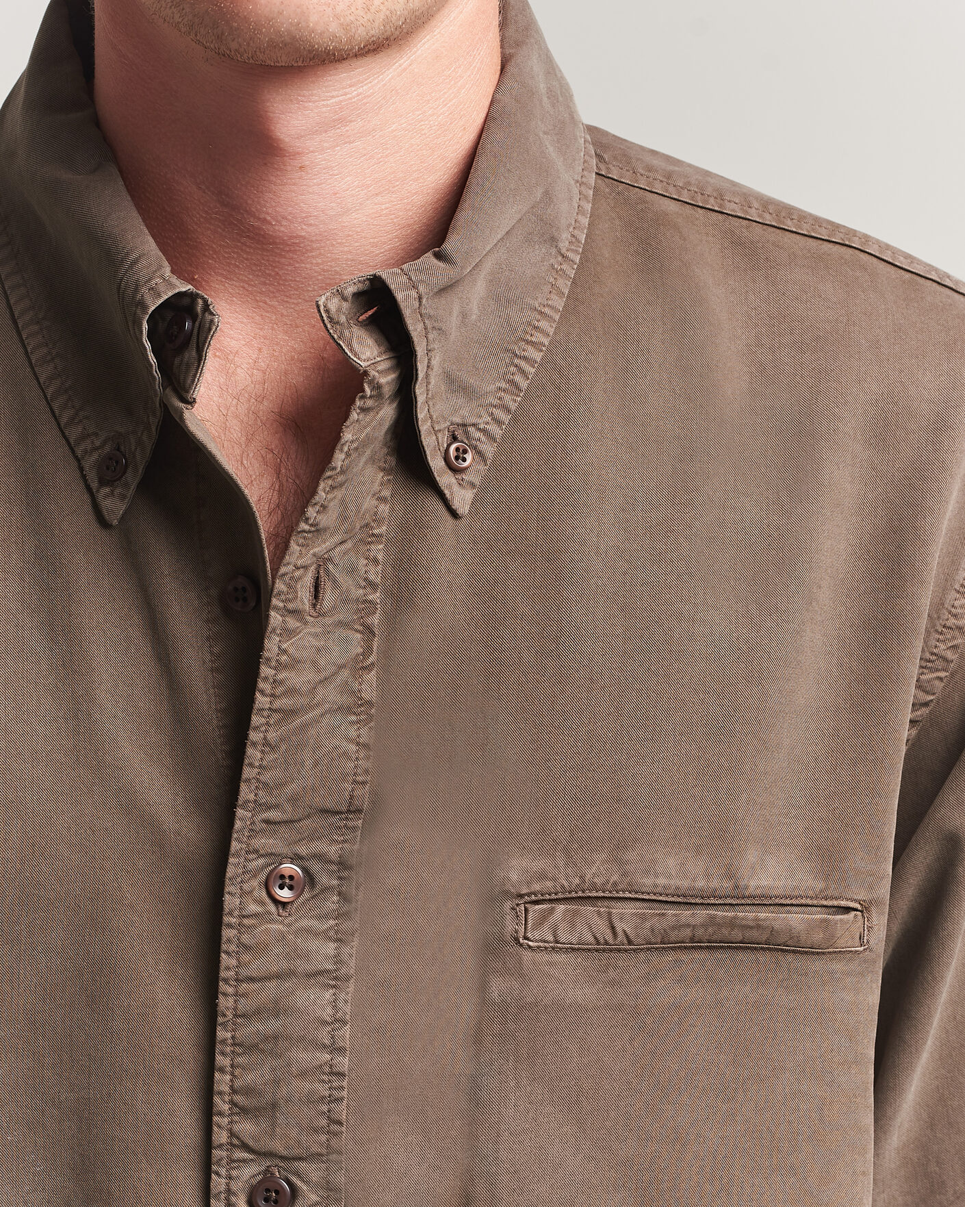 Mies | Kauluspaidat | Filippa K | Zack Lyocell Shirt Ebony Brown
