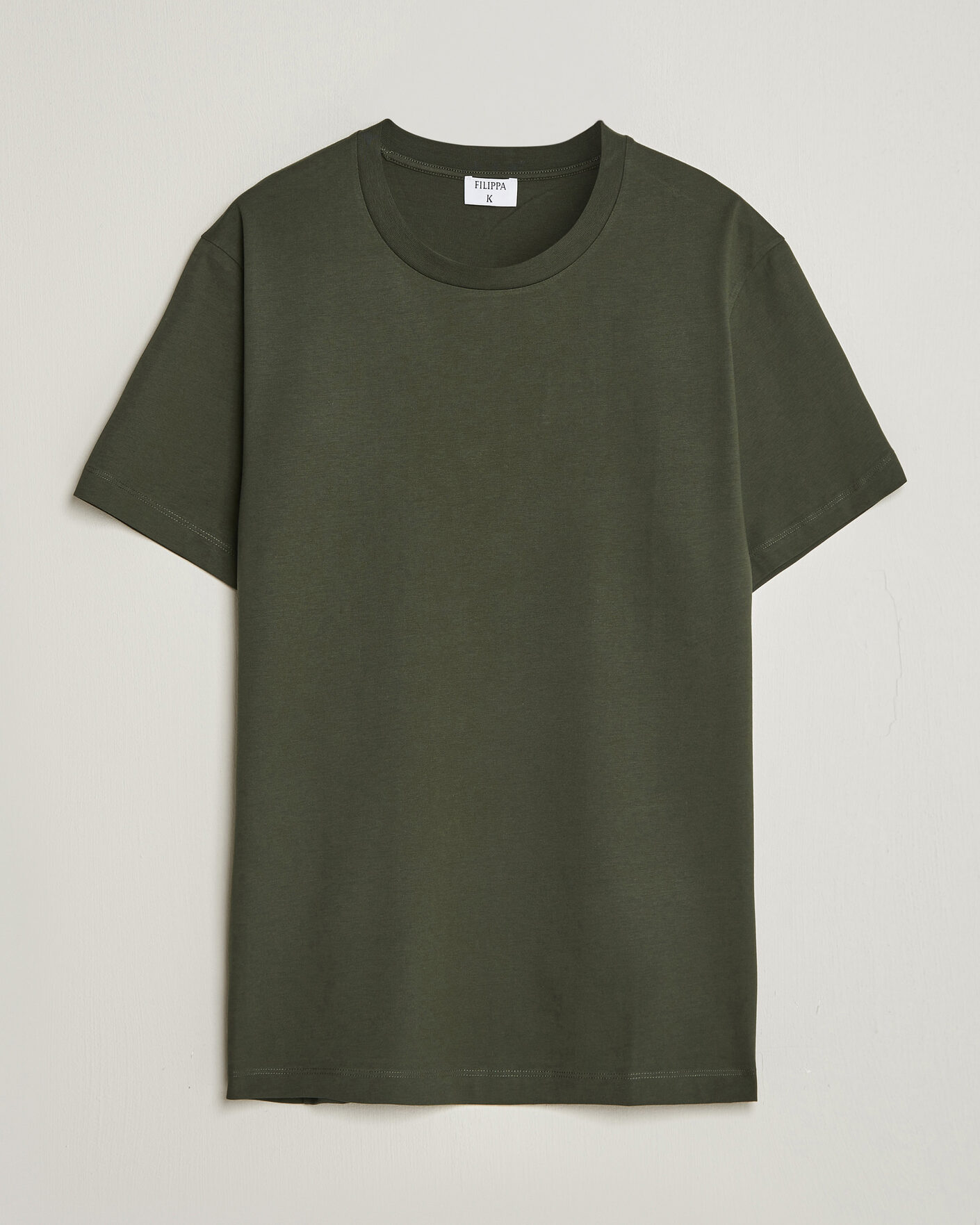 Mies | T-paidat | Filippa K | Filip Crew Neck T-Shirt Night Green
