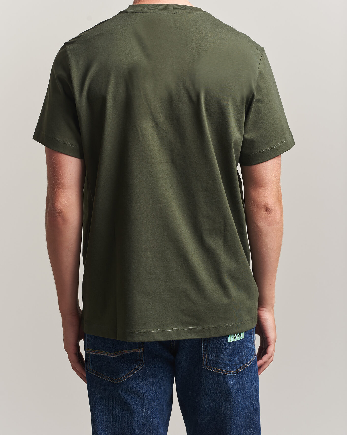 Mies | T-paidat | Filippa K | Filip Crew Neck T-Shirt Night Green