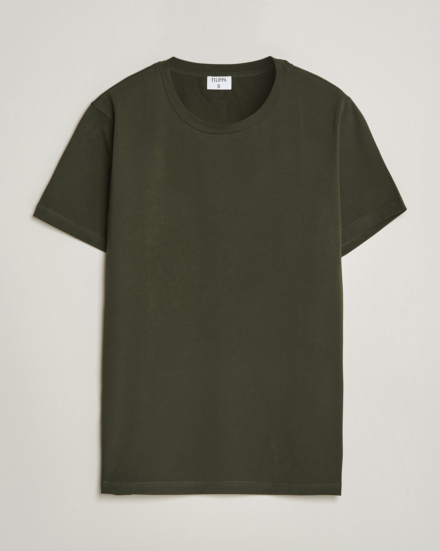 Mies | T-paidat | Filippa K | Soft Lycra T-Shirt Night Green