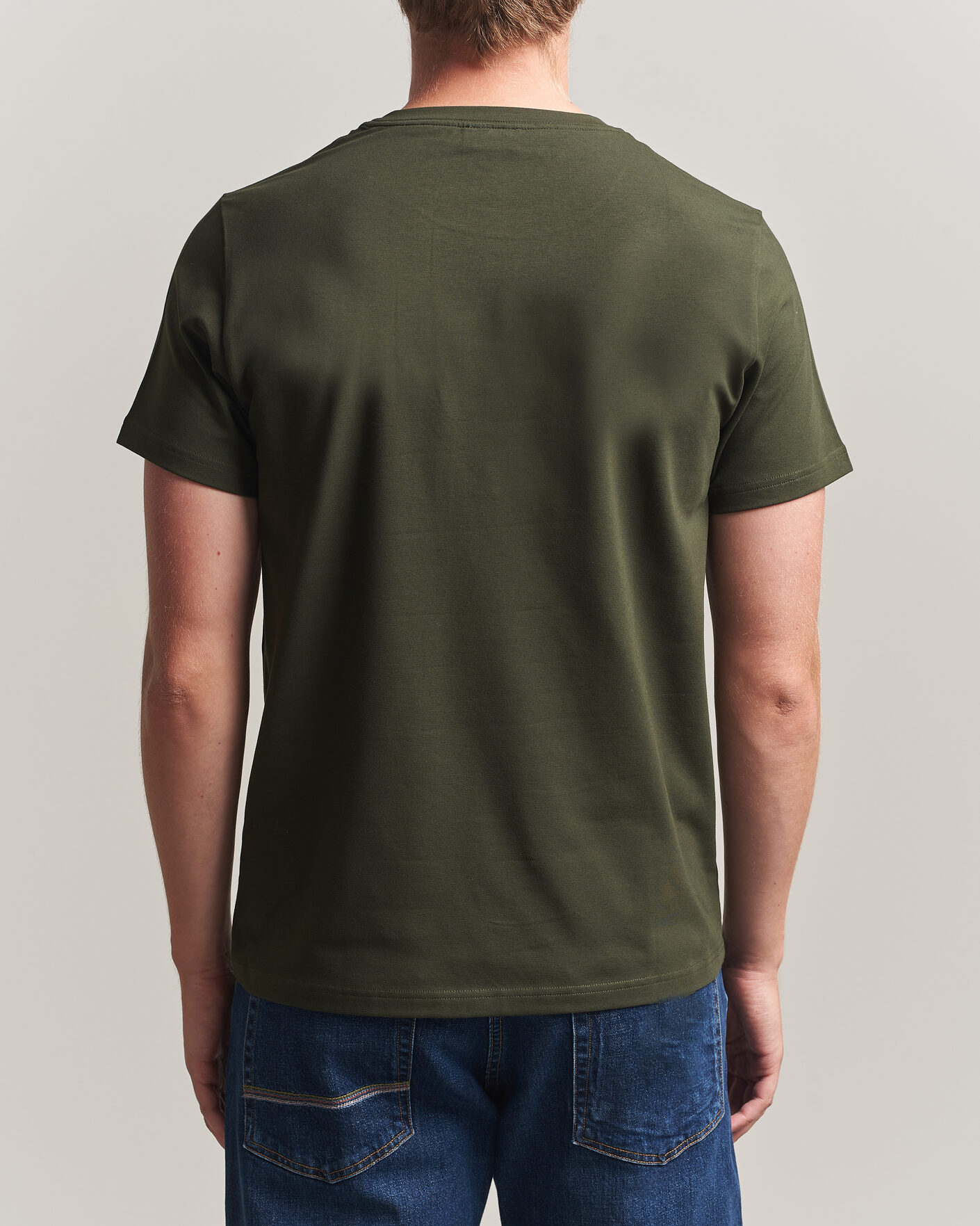 Mies | T-paidat | Filippa K | Soft Lycra T-Shirt Night Green