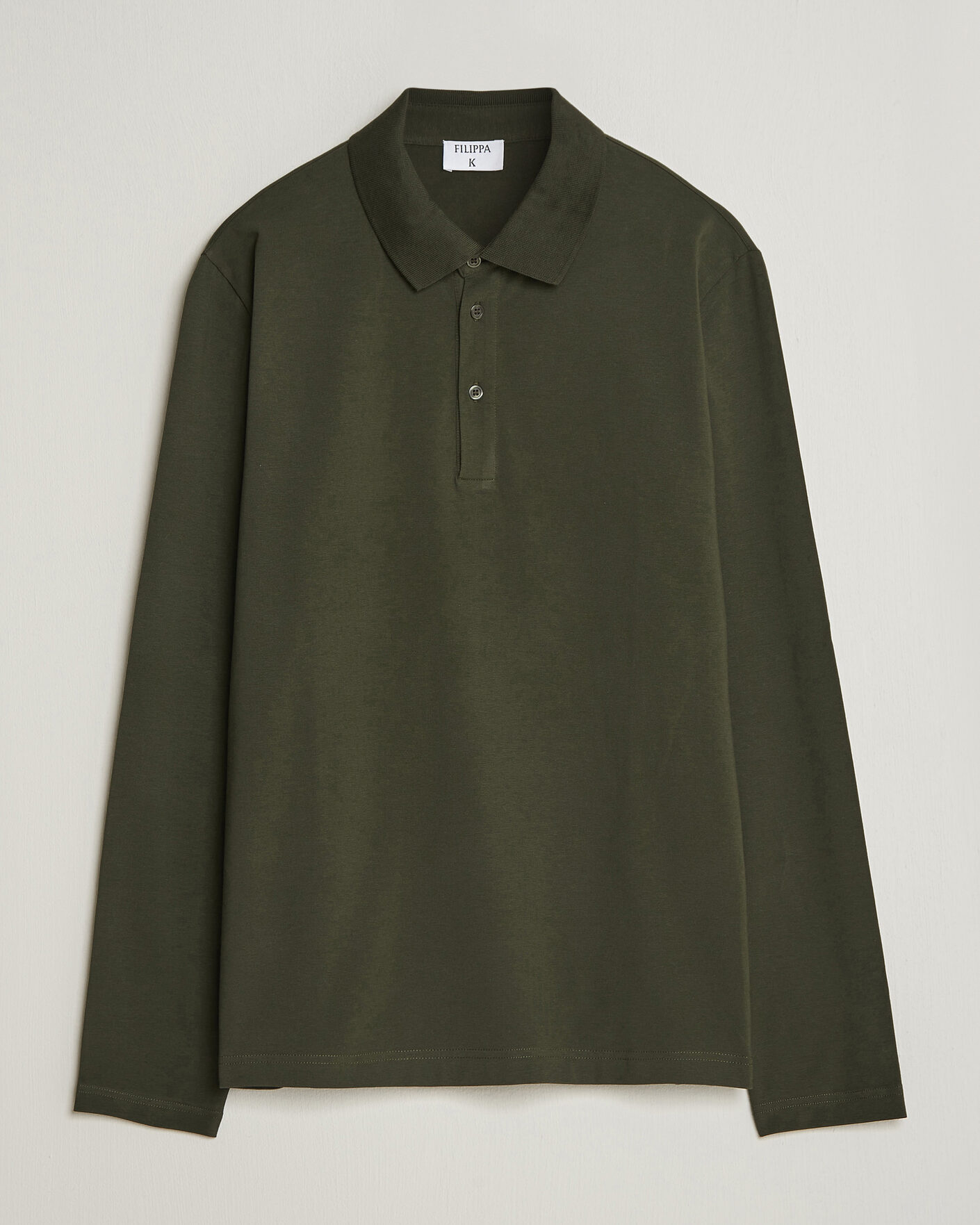 Mies | Pikeet | Filippa K | Luke Lycra Polo Shirt Night Green