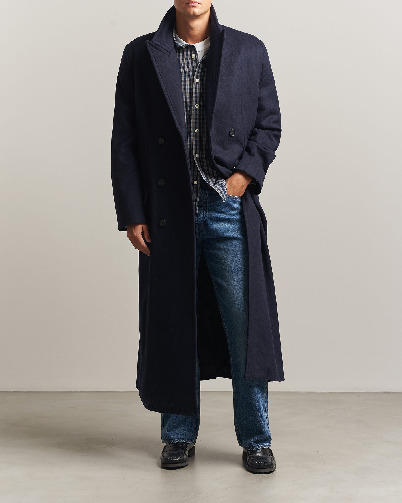Mies | Takit | Filippa K | Damian Wool Coat French Navy