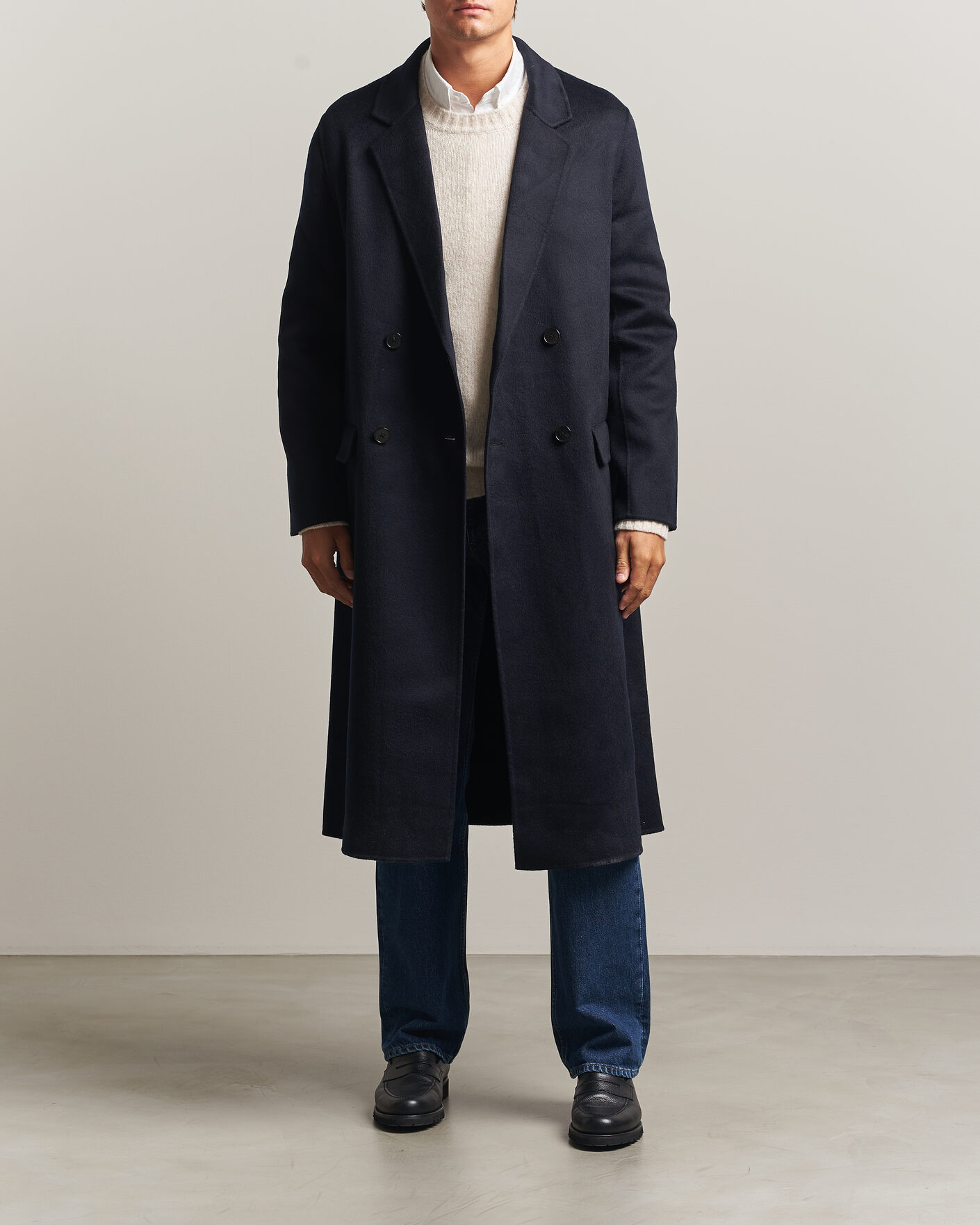 Mies | Takit | Filippa K | Athens Wool Coat Navy