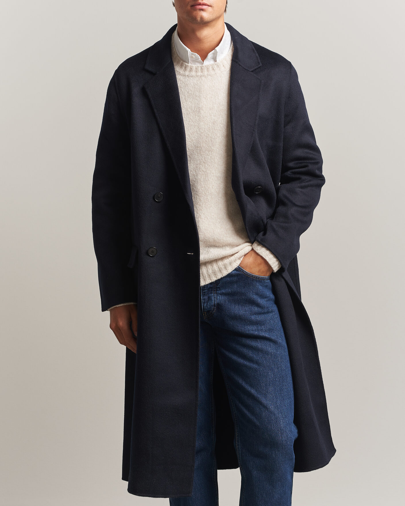 Mies | Takit | Filippa K | Athens Wool Coat Navy