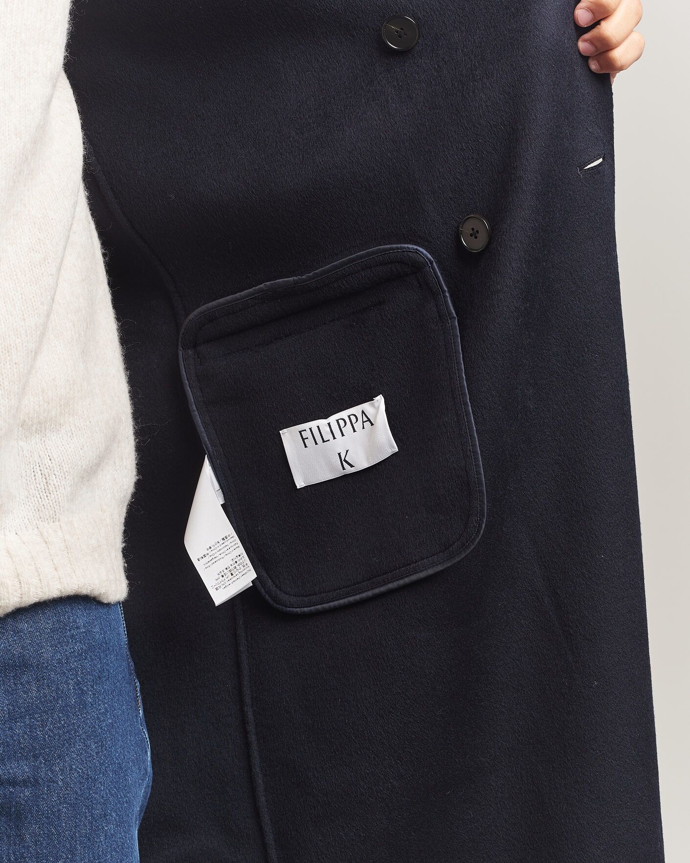 Mies | Takit | Filippa K | Athens Wool Coat Navy