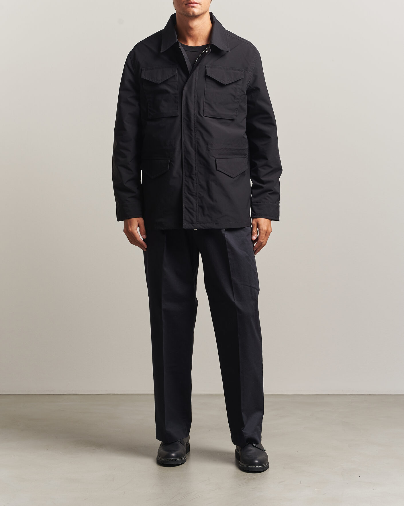 Mies | Takit | Filippa K | Field Jacket Black
