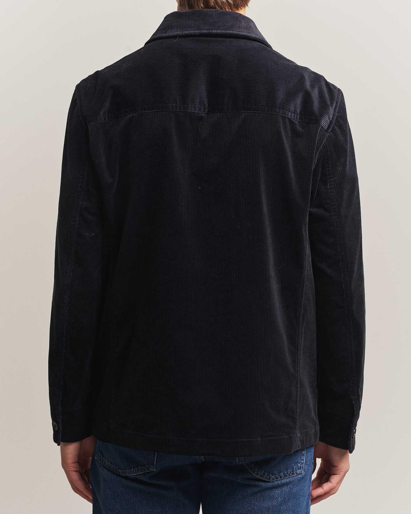 Mies | Kauluspaidat | Filippa K | Taylor Corduroy Overshirt Navy