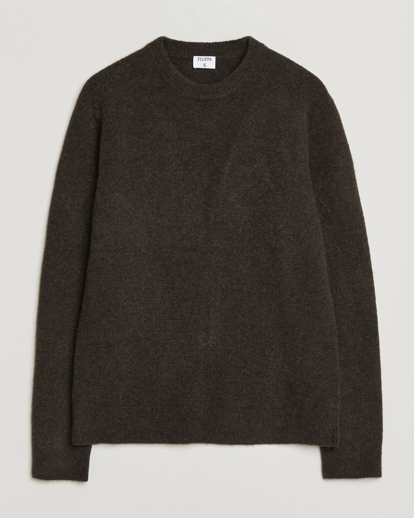 Mies | Puserot | Filippa K | Yak Knitted Sweater Golden Brown