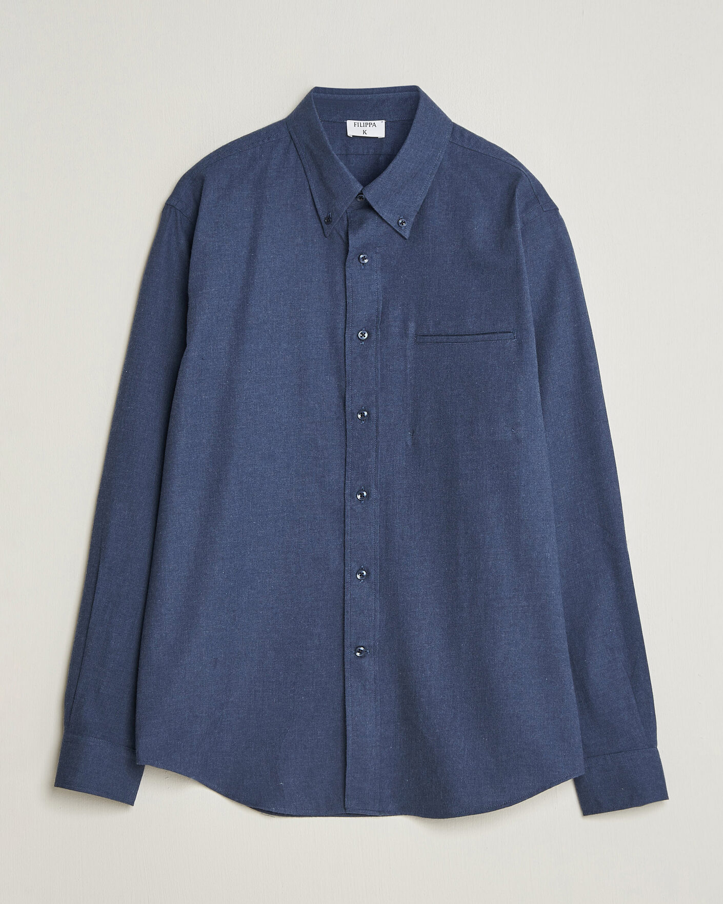Mies | Kauluspaidat | Filippa K | Zack Flannel Shirt Navy