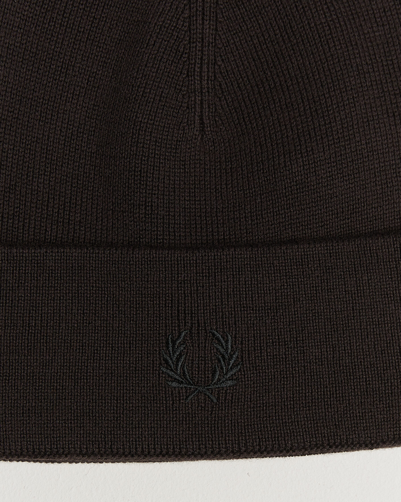 Mies | Pipot | Fred Perry | Merino Wool Beanie Rich Brown
