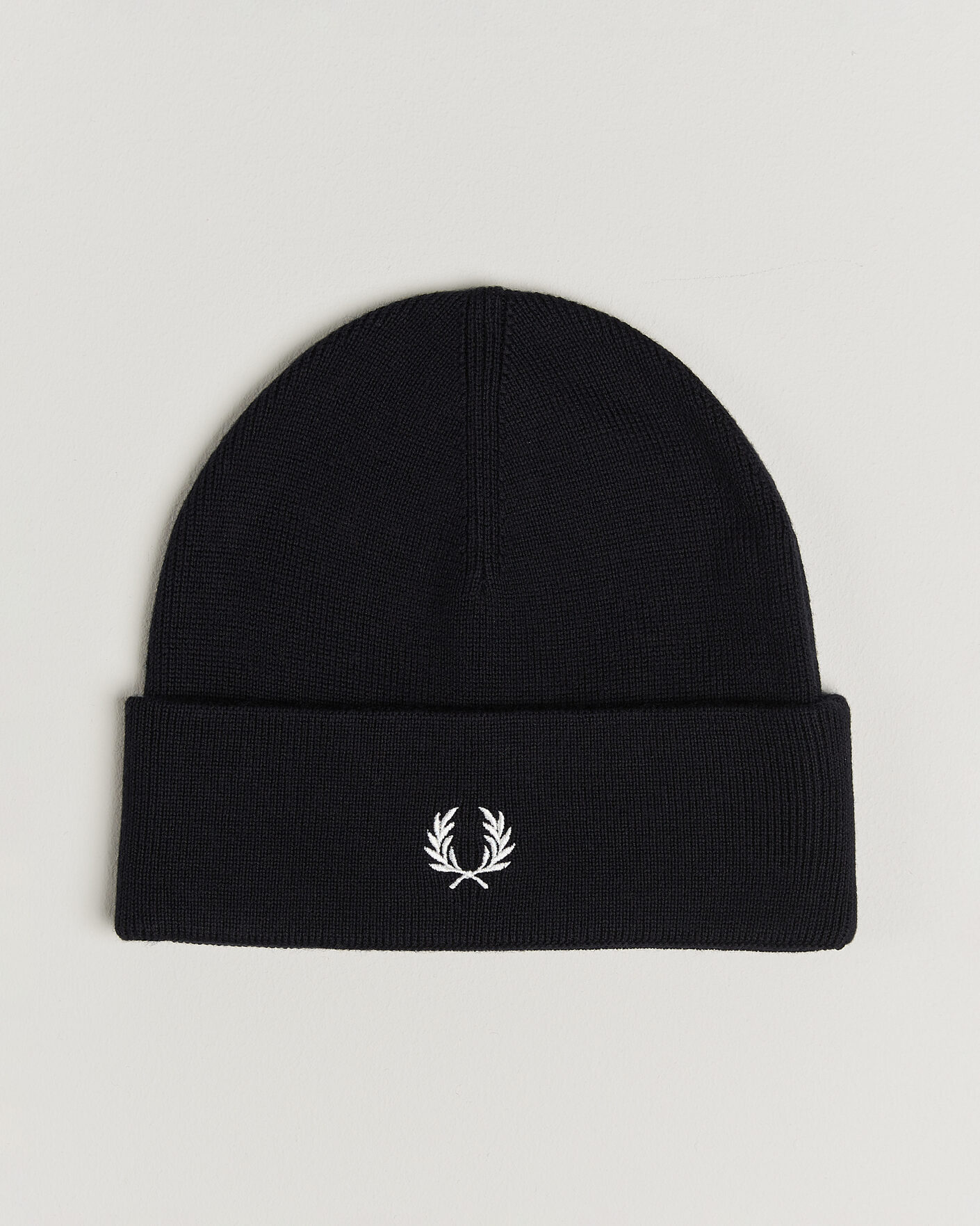Mies | Pipot | Fred Perry | Merino Wool Beanie Navy