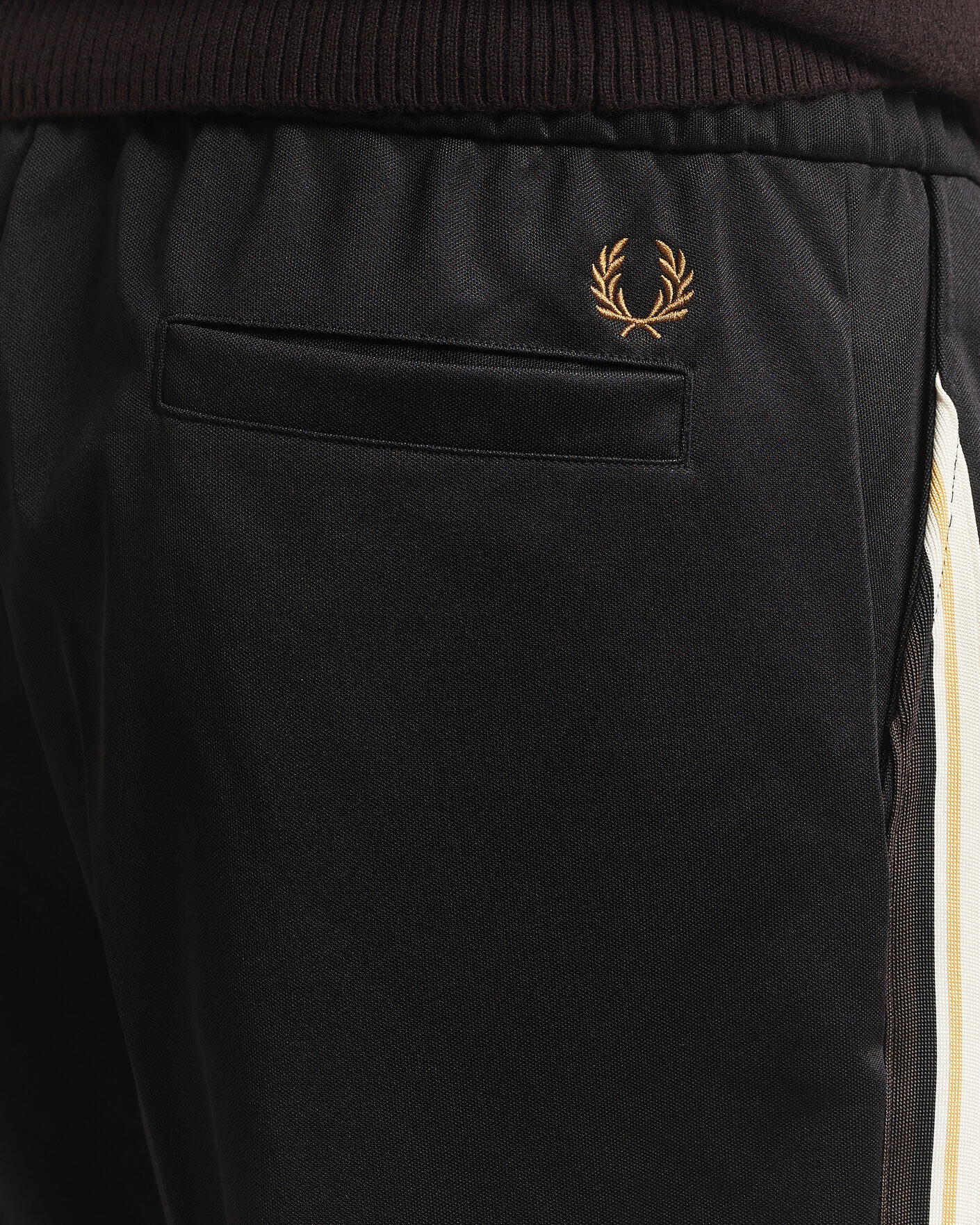 Mies | Housut | Fred Perry | Tipped Taped Track Pants Black