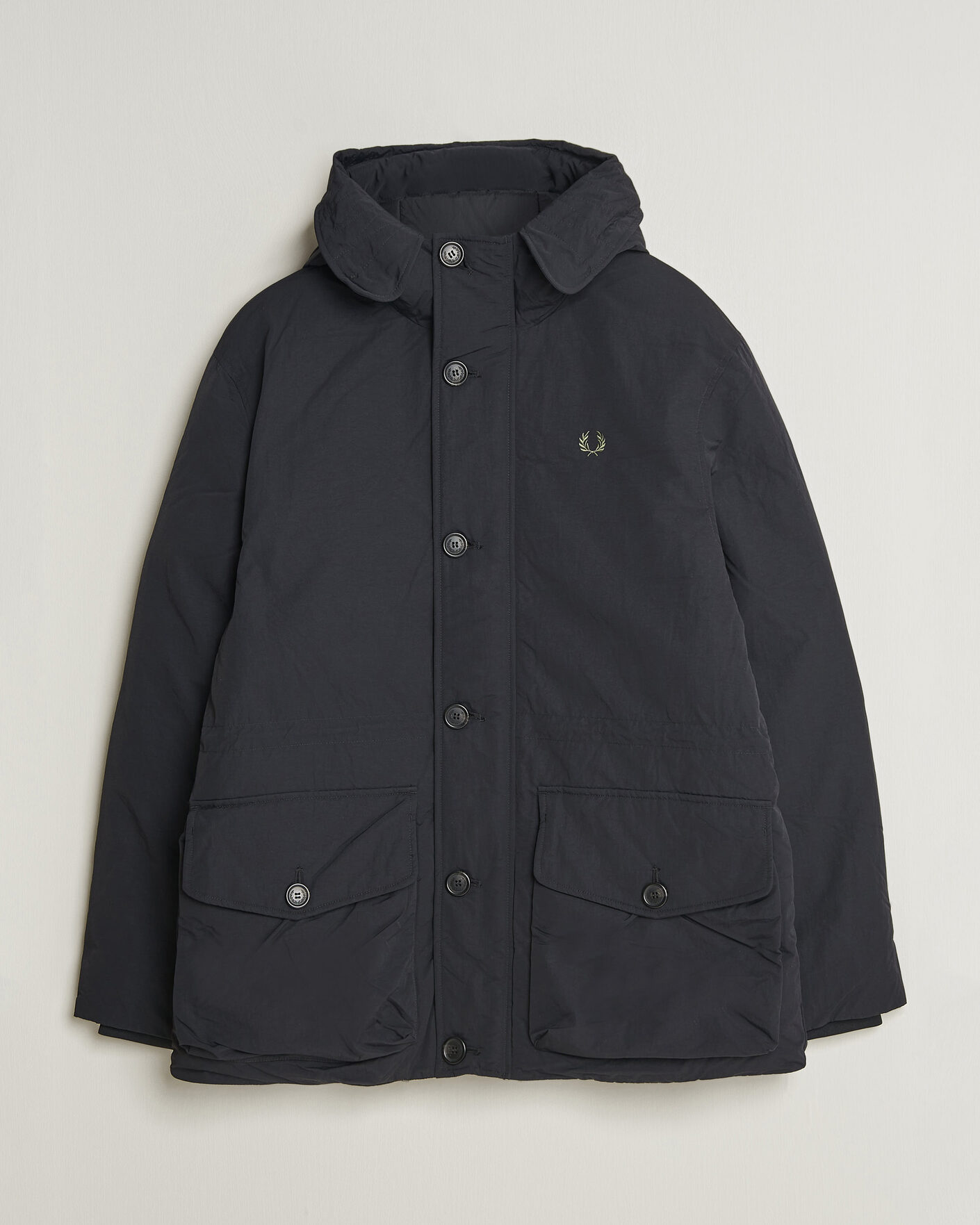 Mies | Takit | Fred Perry | Padded Patch Pocket Parka Black