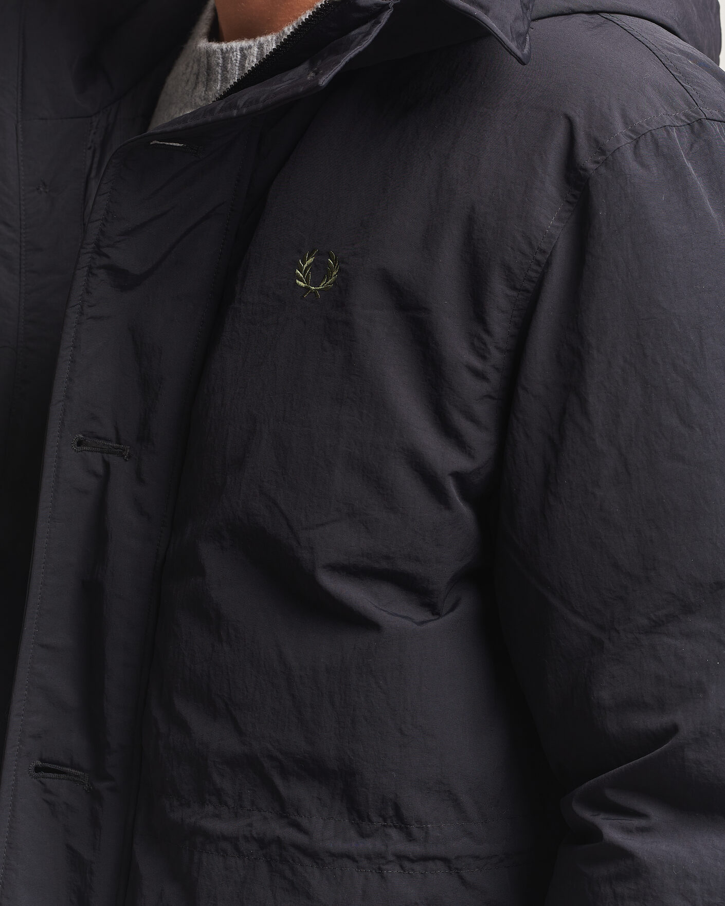Mies | Takit | Fred Perry | Padded Patch Pocket Parka Black