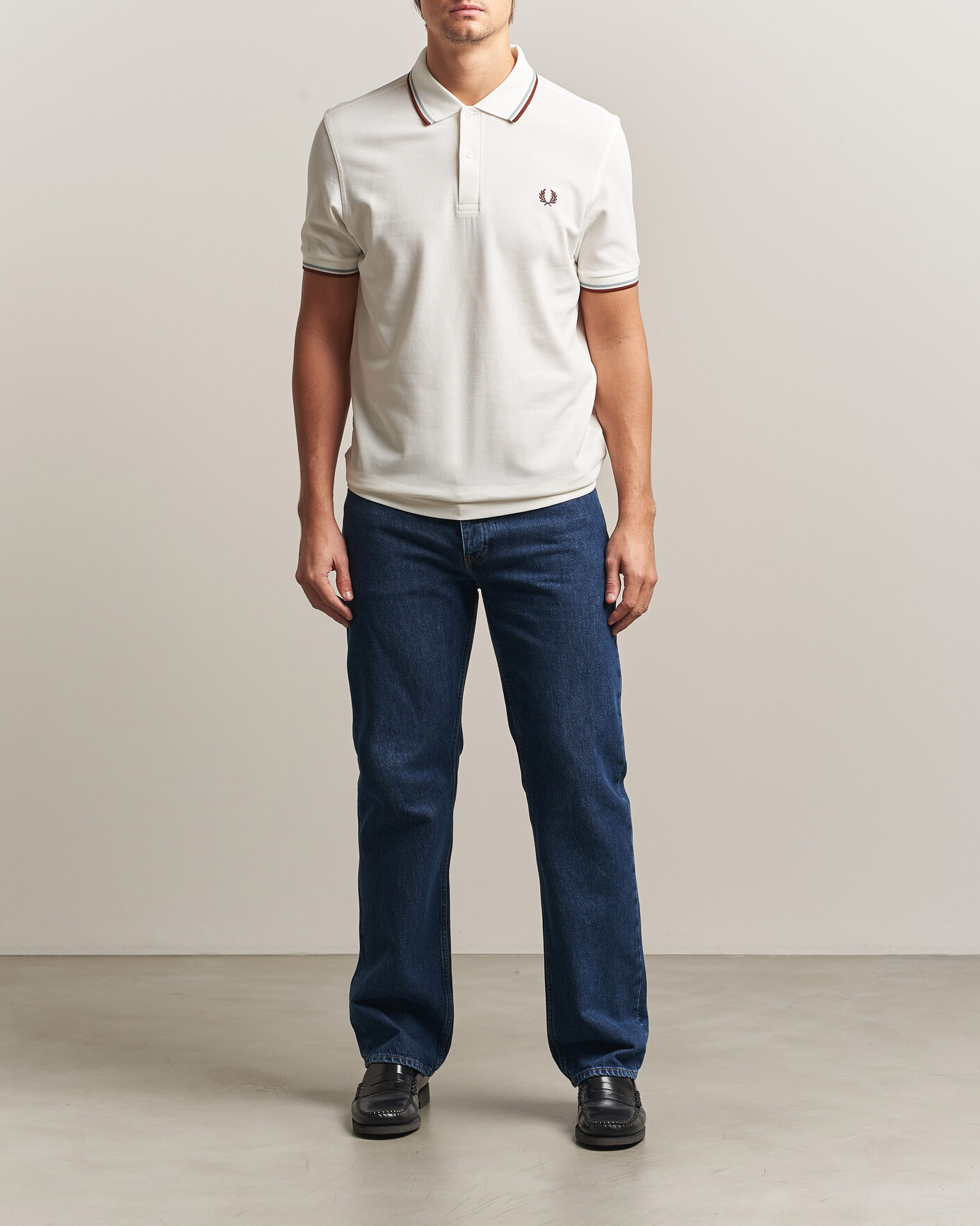 Mies | Pikeet | Fred Perry | Twin Tipped Polo Shirt Ecru