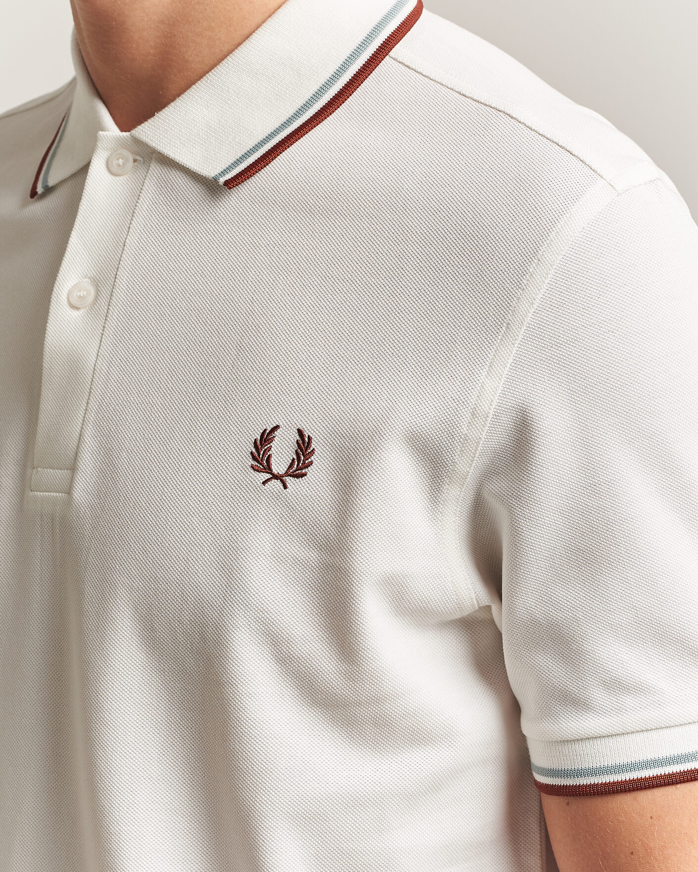 Mies | Pikeet | Fred Perry | Twin Tipped Polo Shirt Ecru
