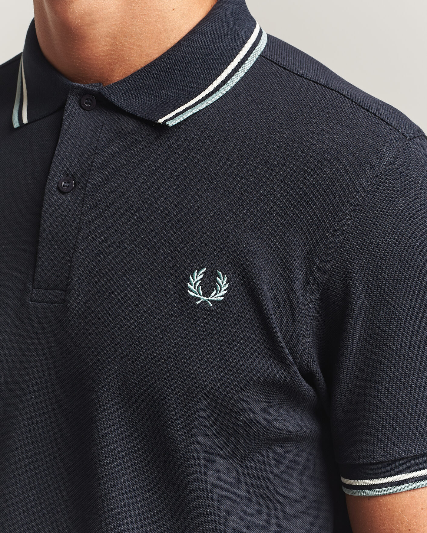 Mies | Pikeet | Fred Perry | Twin Tipped Polo Shirt Navy