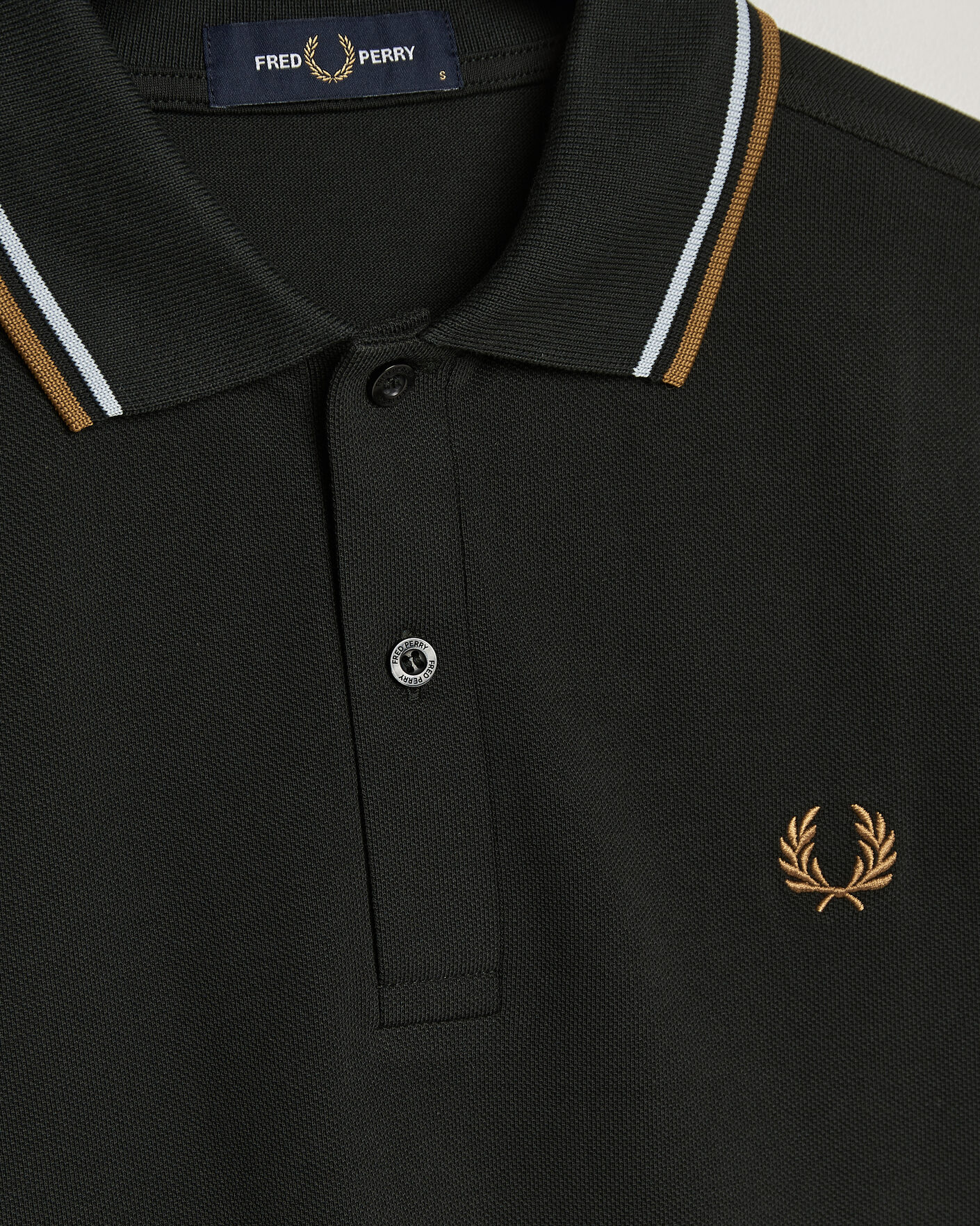 Mies | Pikeet | Fred Perry | Twin Tipped Polo Shirt Night Green