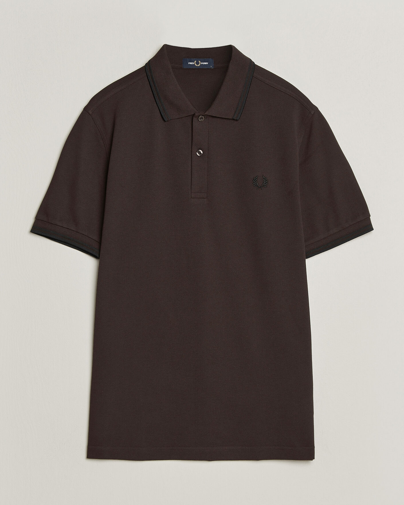 Mies | Pikeet | Fred Perry | Twin Tipped Polo Shirt Rich Brown