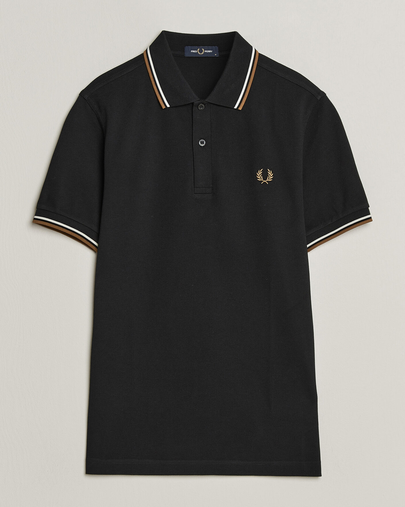 Mies | Pikeet | Fred Perry | Twin Tipped Polo Shirt Black