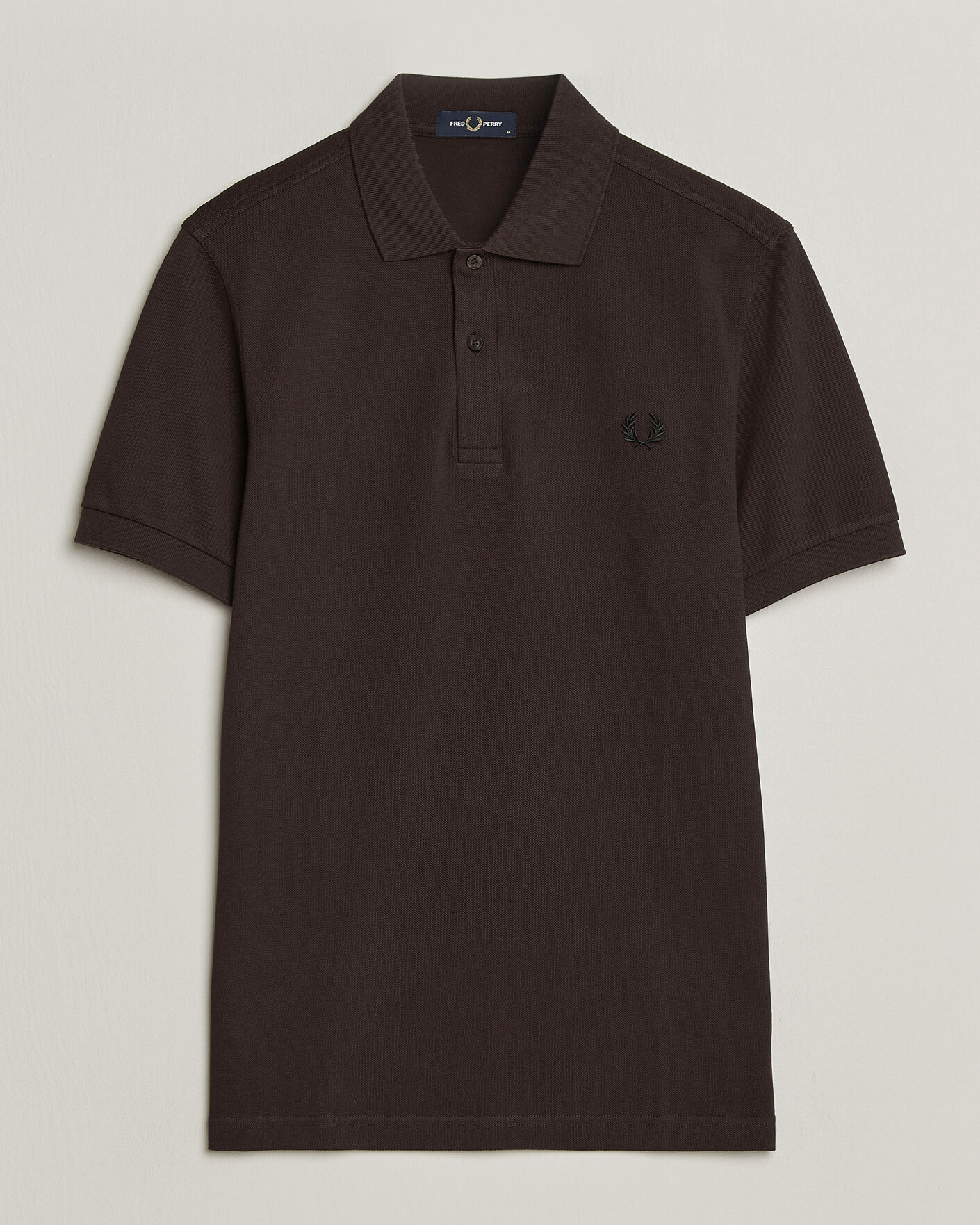 Mies | Pikeet | Fred Perry | Plain Polo Shirt Night Rich Brown