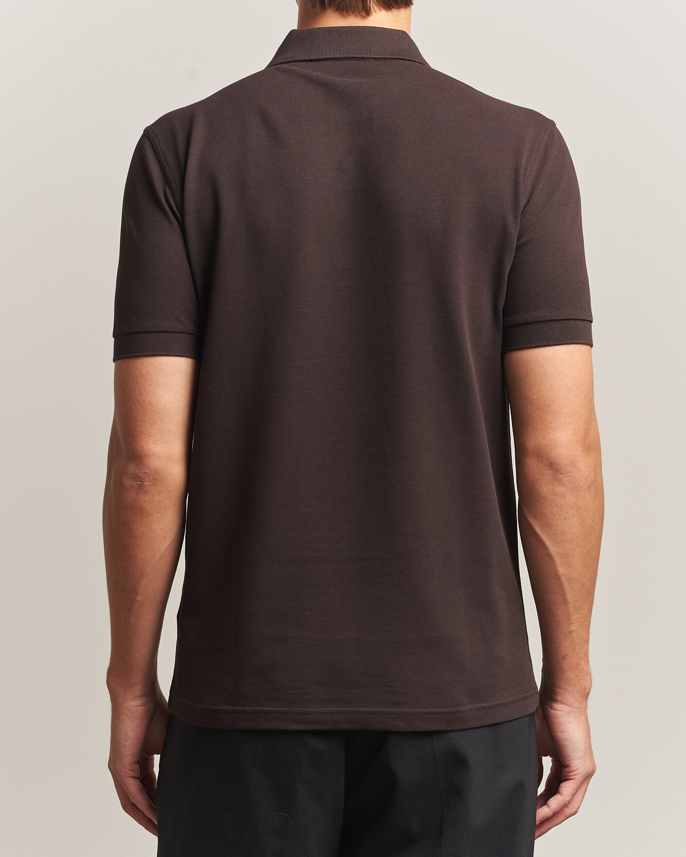 Mies | Pikeet | Fred Perry | Plain Polo Shirt Night Rich Brown