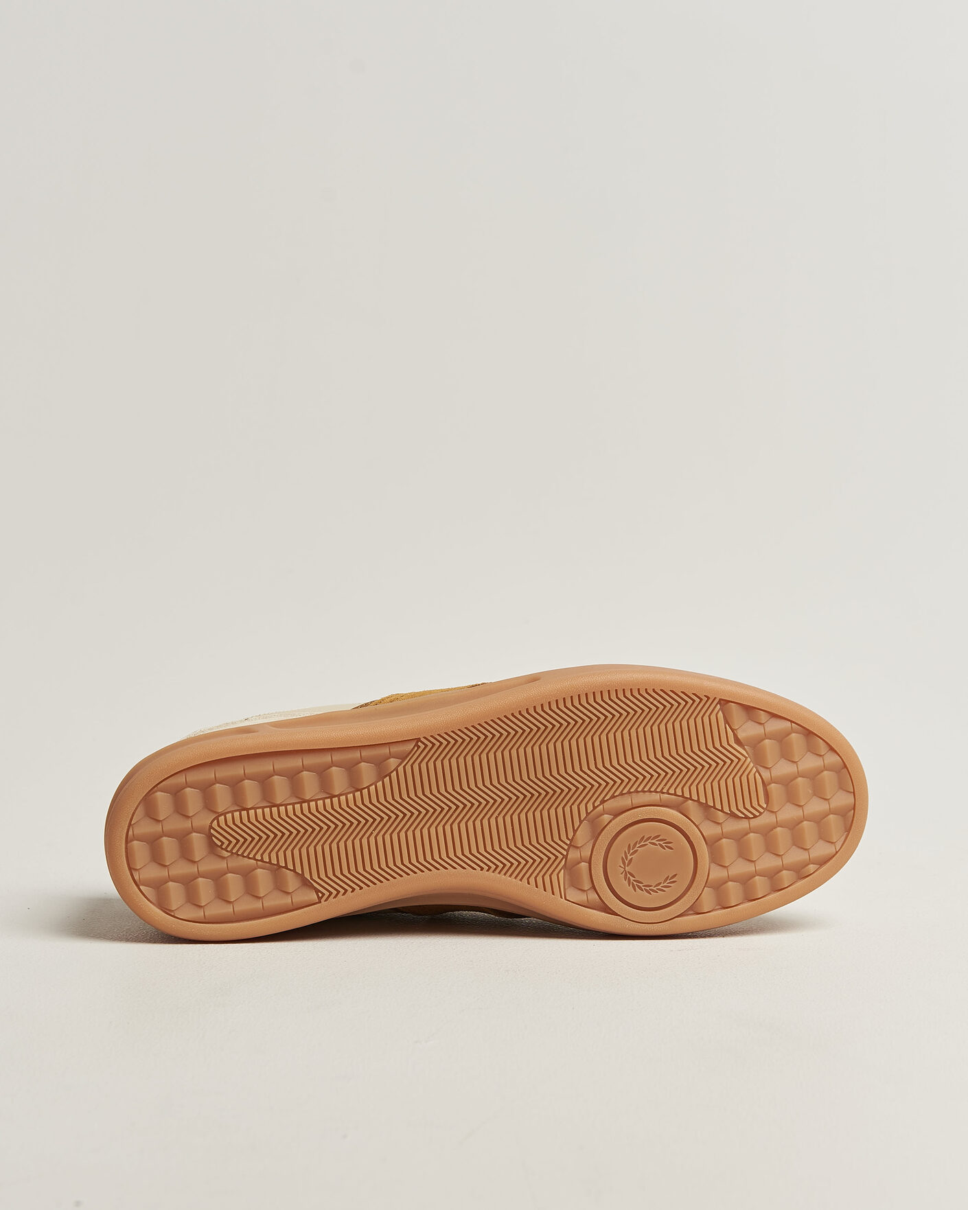 Mies | Tennarit | Fred Perry | B4 Leather/Suede Sneaker Oatmeal