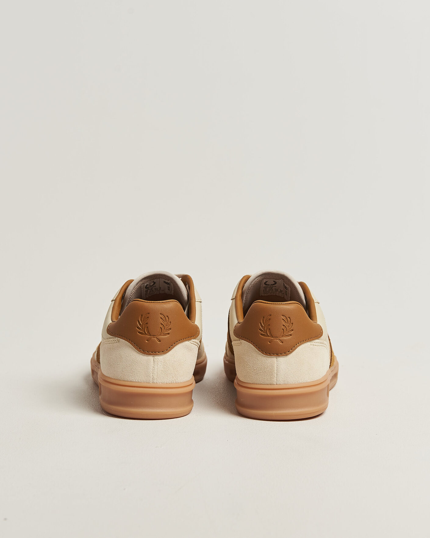 Mies | Tennarit | Fred Perry | B4 Leather/Suede Sneaker Oatmeal