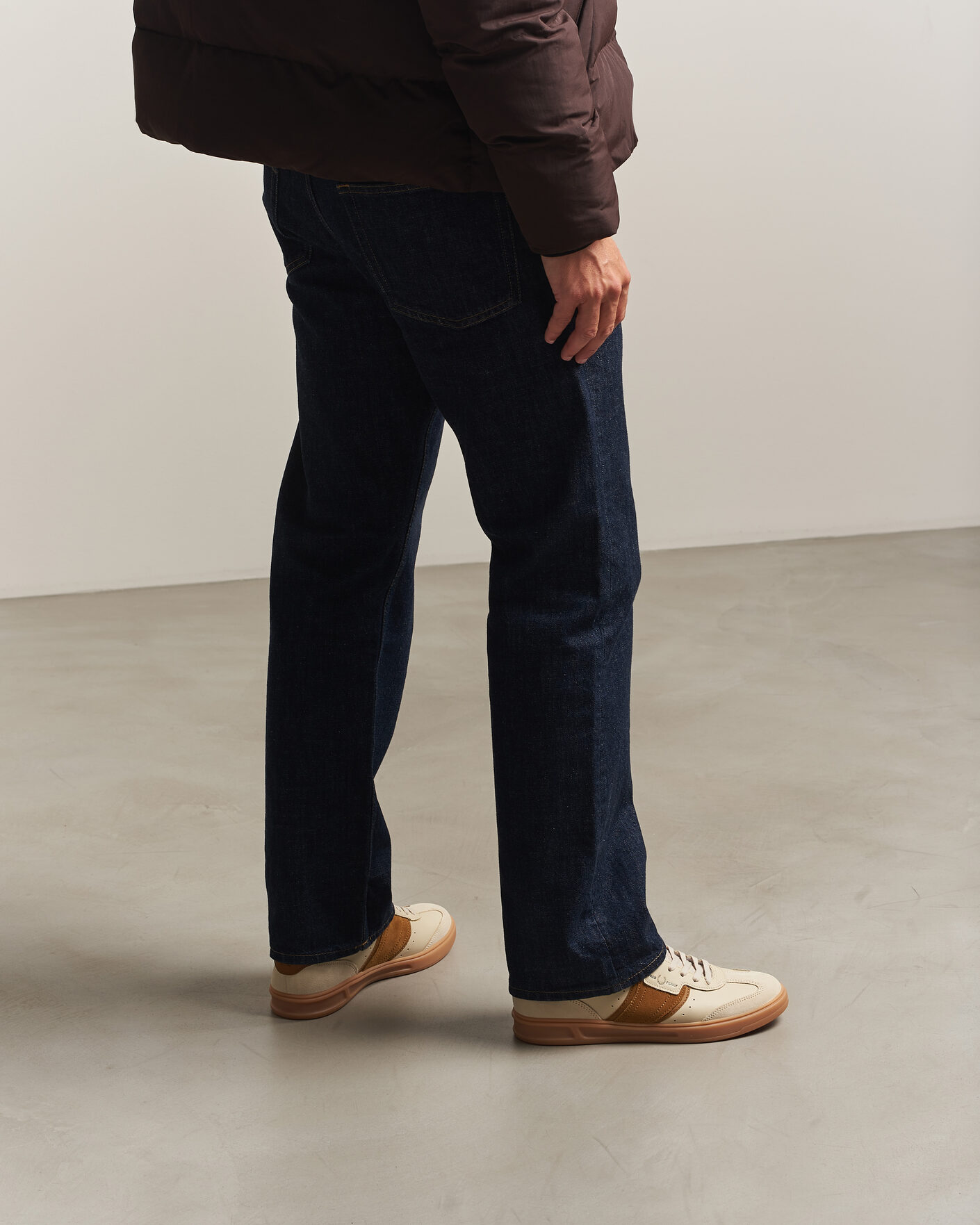 Mies | Tennarit | Fred Perry | B4 Leather/Suede Sneaker Oatmeal