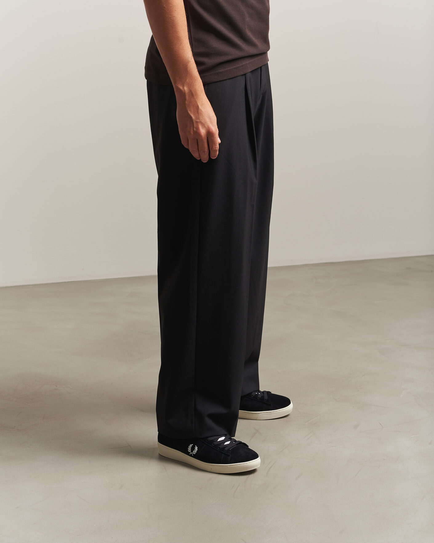 Mies | Tennarit | Fred Perry | Spencer Suede Sneaker Black