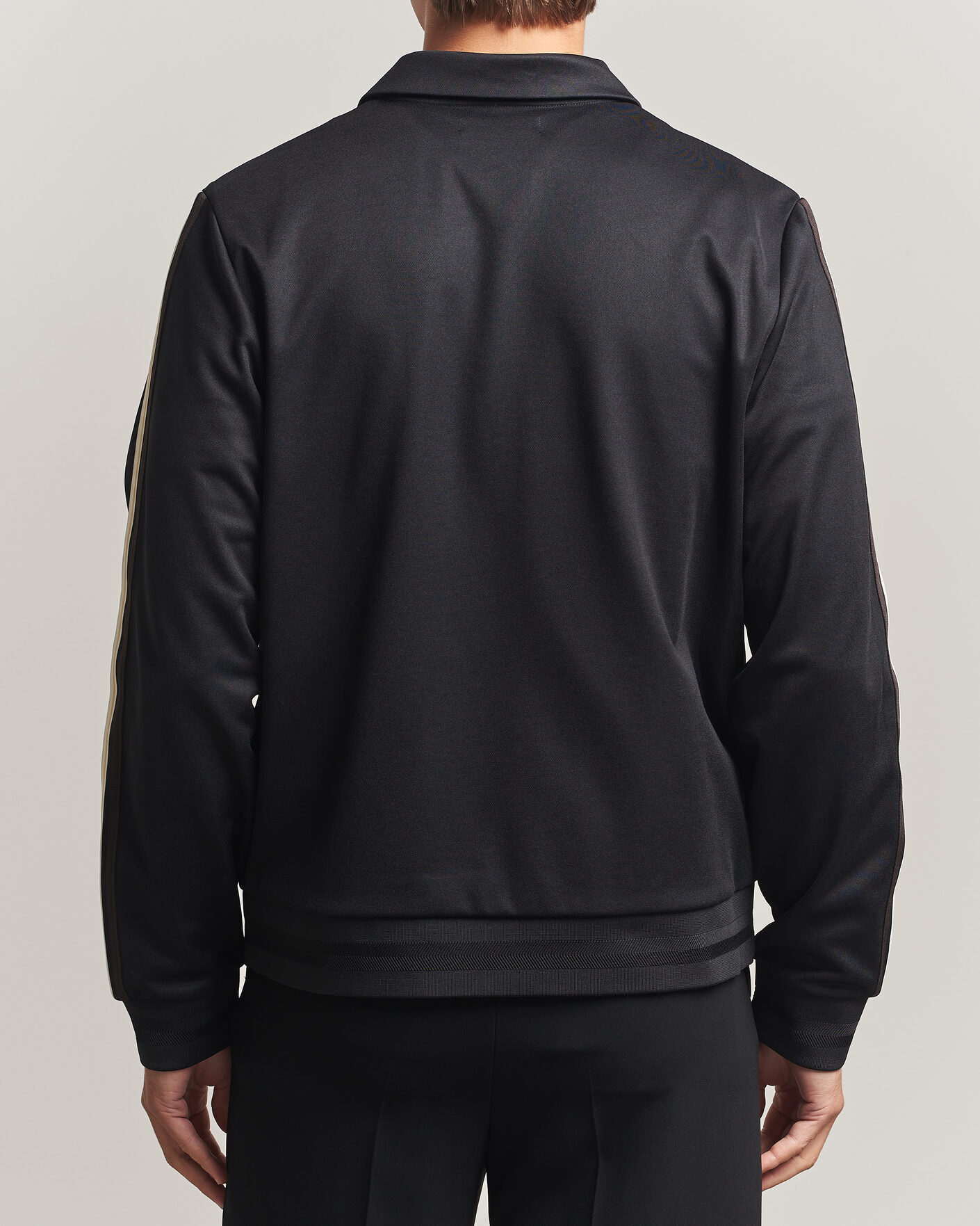 Mies | Puserot | Fred Perry | Tipped Taped Track Jacket Black
