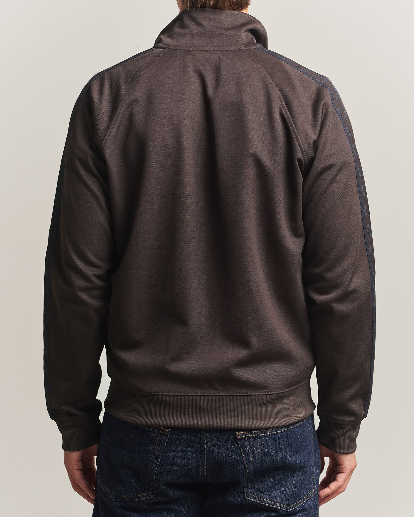 Mies | Puserot | Fred Perry | Taped Track Jacket Rich Brown