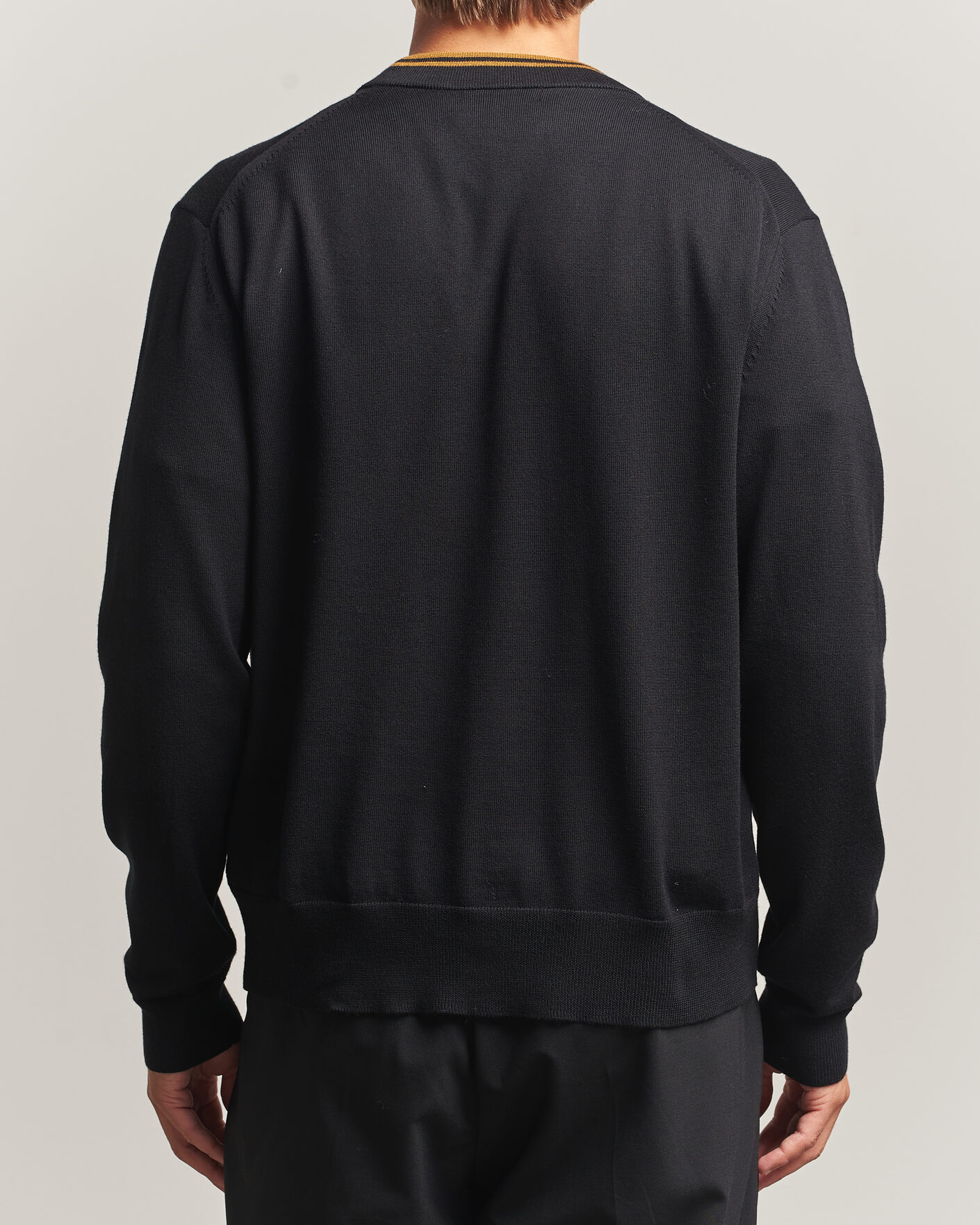 Mies | Puserot | Fred Perry | Classic Knitted Cardigan Black