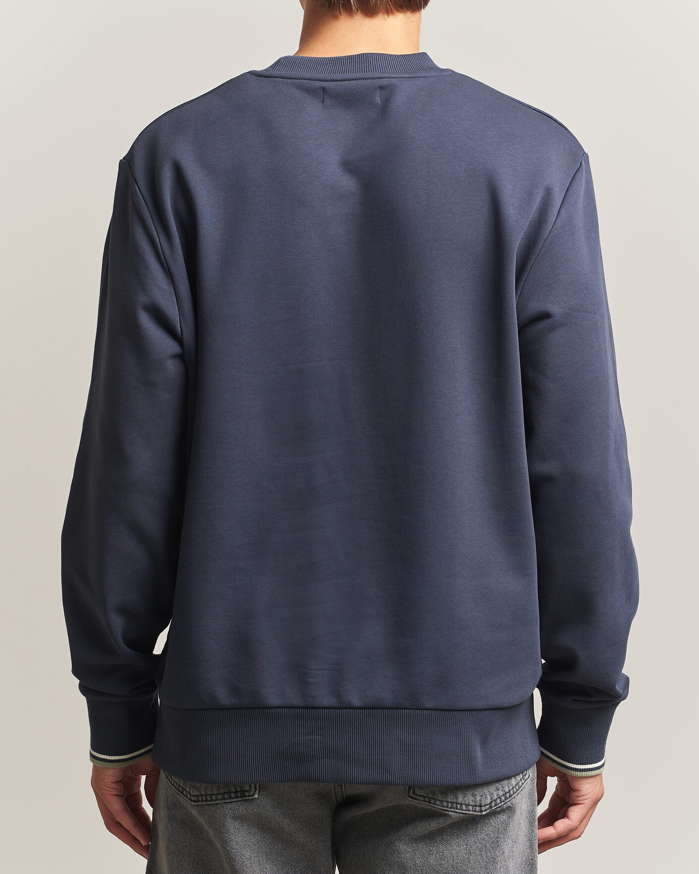Mies | Puserot | Fred Perry | Crew Neck Sweatshirt Dark Airforce