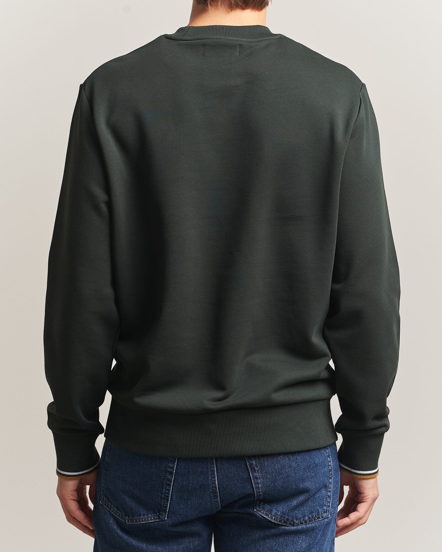 Mies | Puserot | Fred Perry | Crew Neck Sweatshirt Night Green