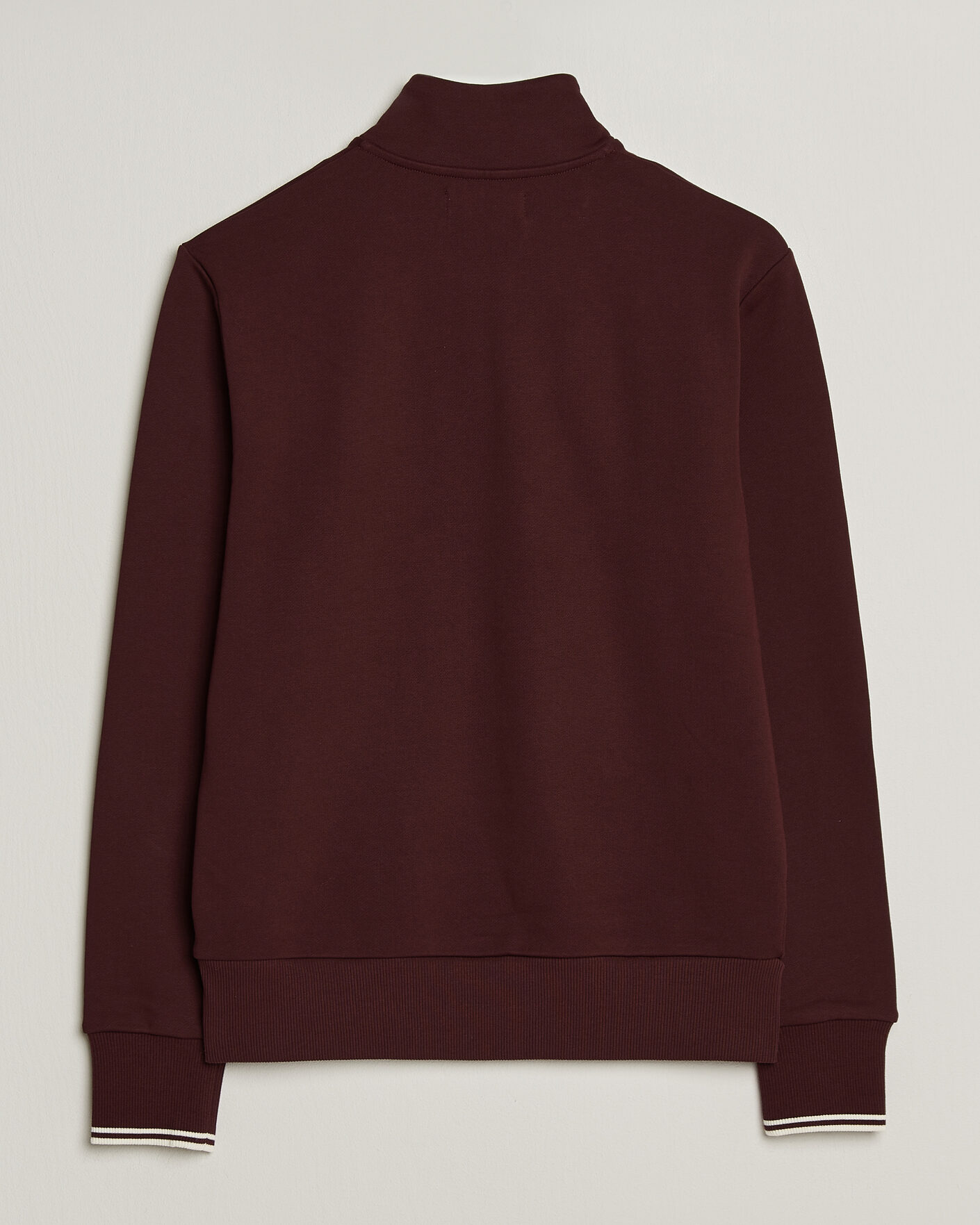 Mies | Puserot | Fred Perry | Half Zip Sweatshirt Oxblood