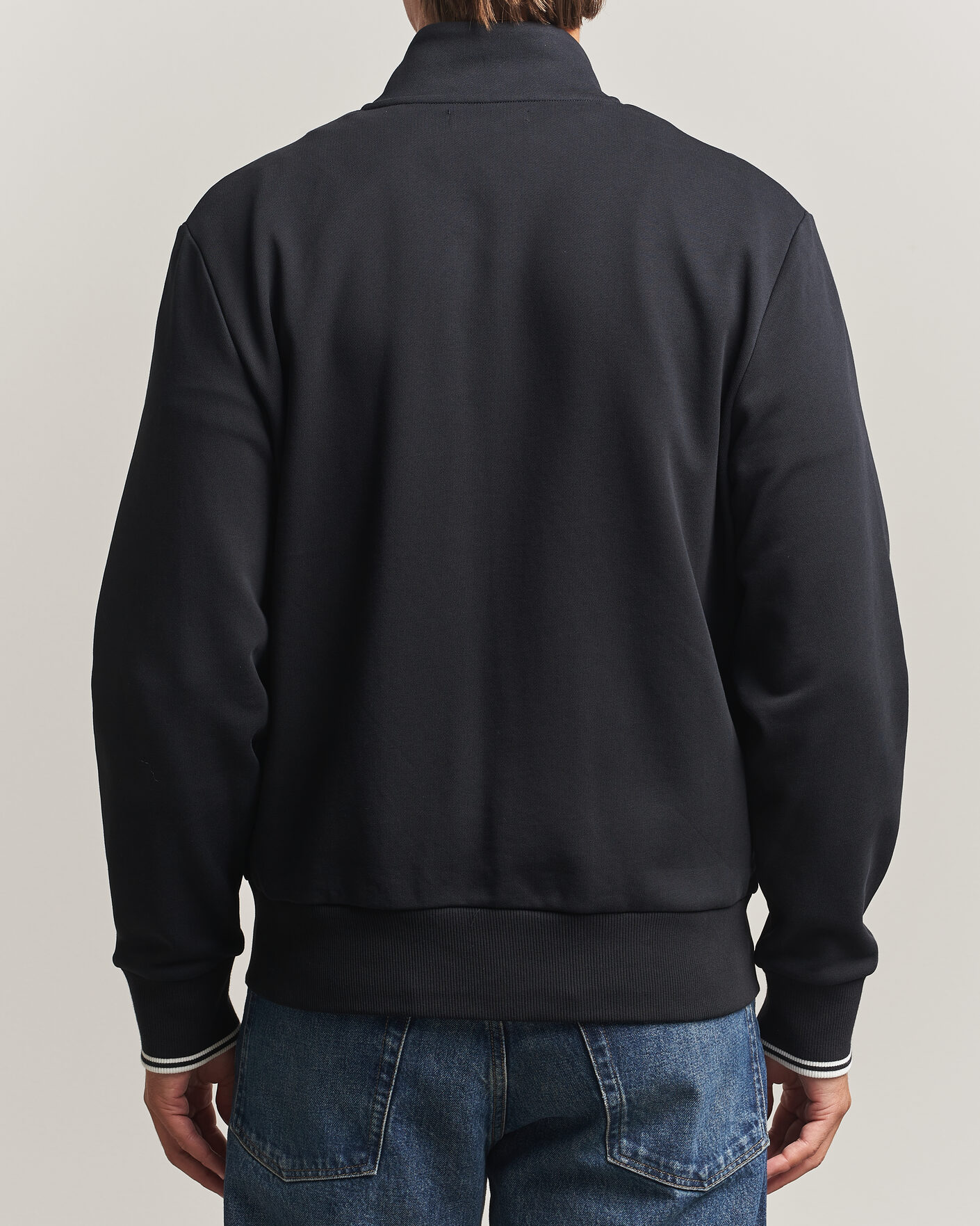 Mies | Puserot | Fred Perry | Full Zip Sweatshirt Black