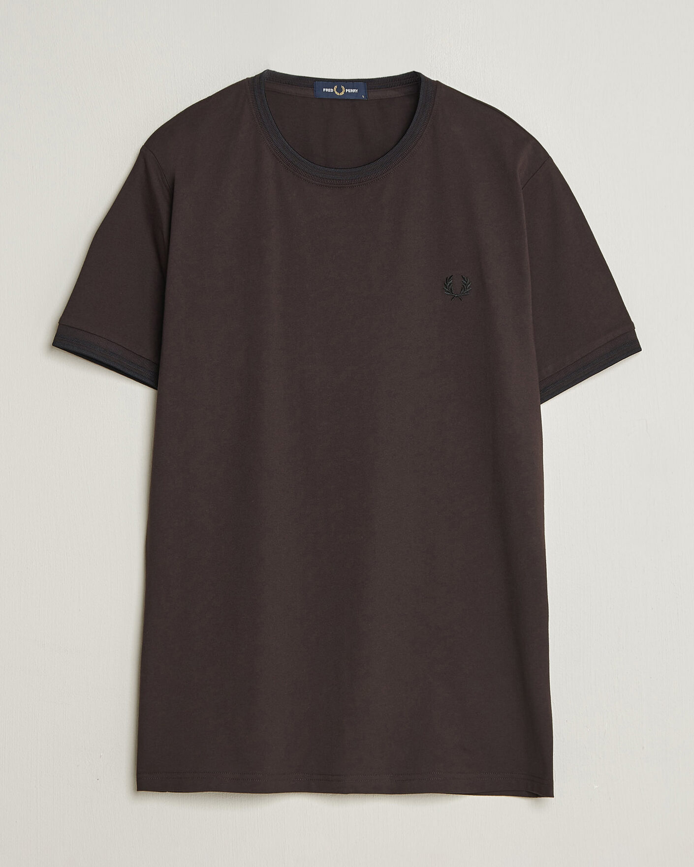 Mies | T-paidat | Fred Perry | Twin Tipped T-Shirt Rich Brown