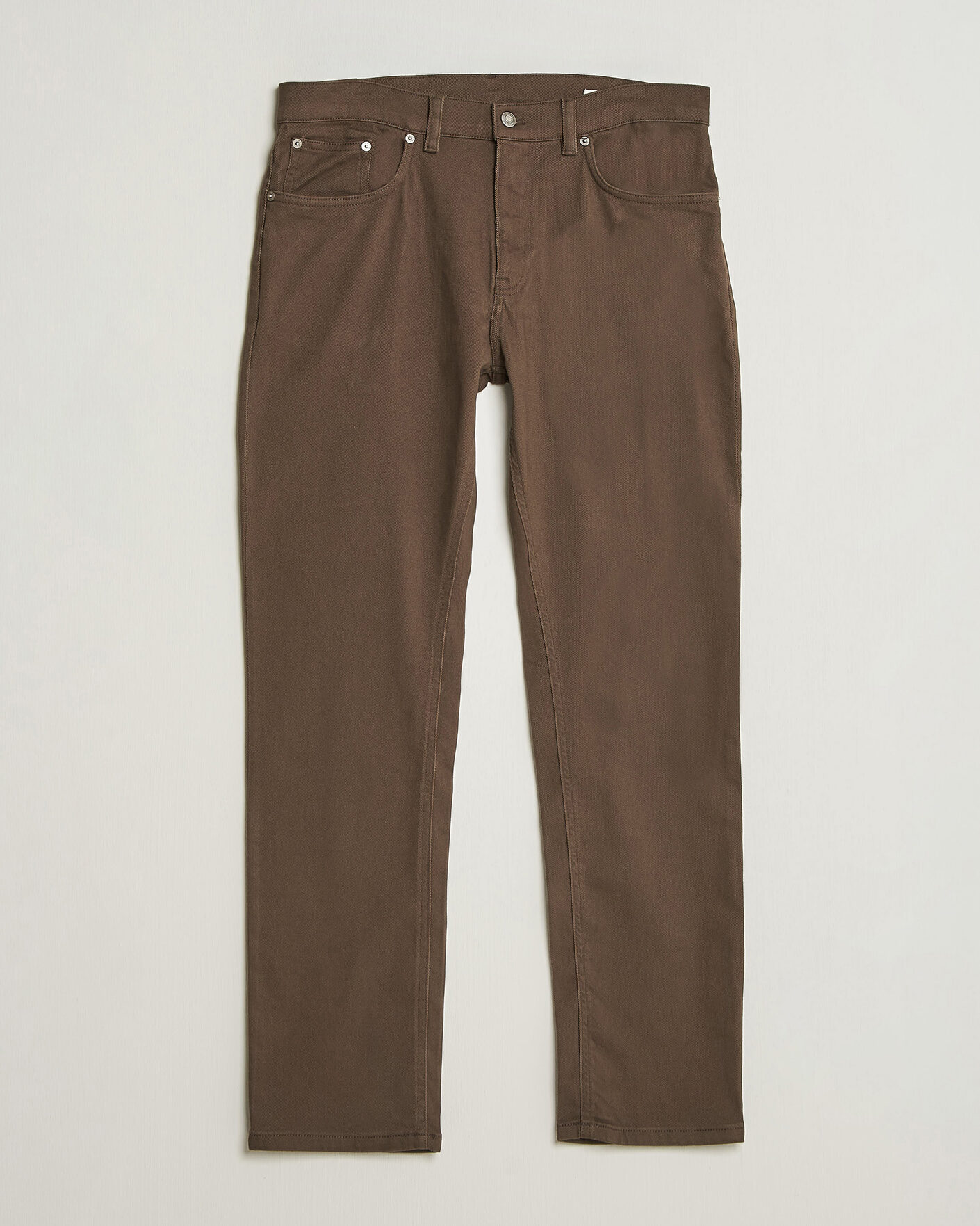 Mies | Housut | Gant | Regular Fit Soft Twill 5-Pocket Pants Shadow Brown