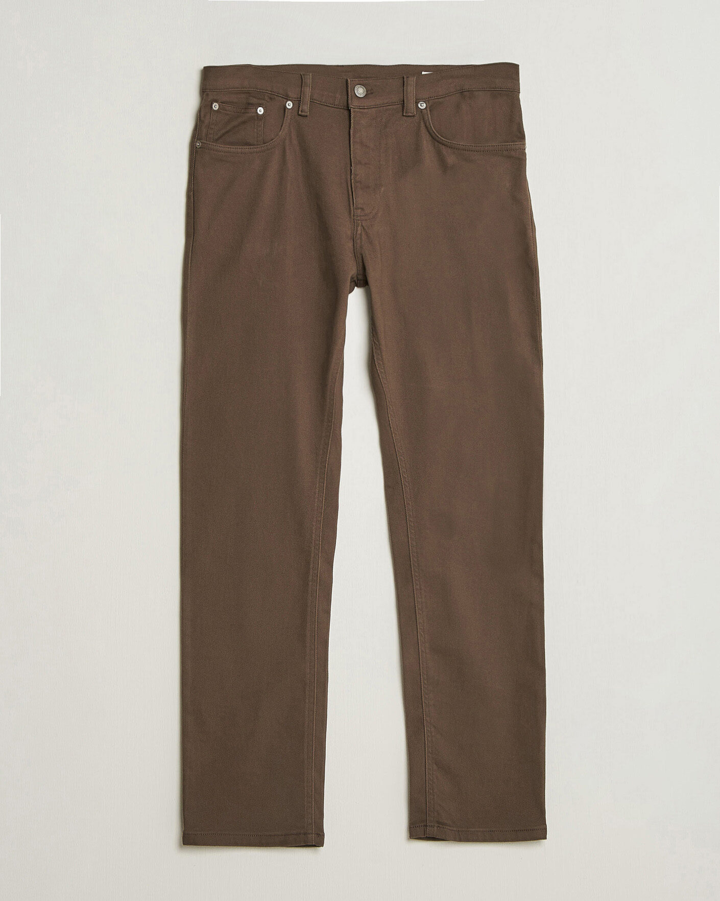 Mies | Housut | Gant | Regular Fit Soft Twill 5-Pocket Pants Shadow Brown