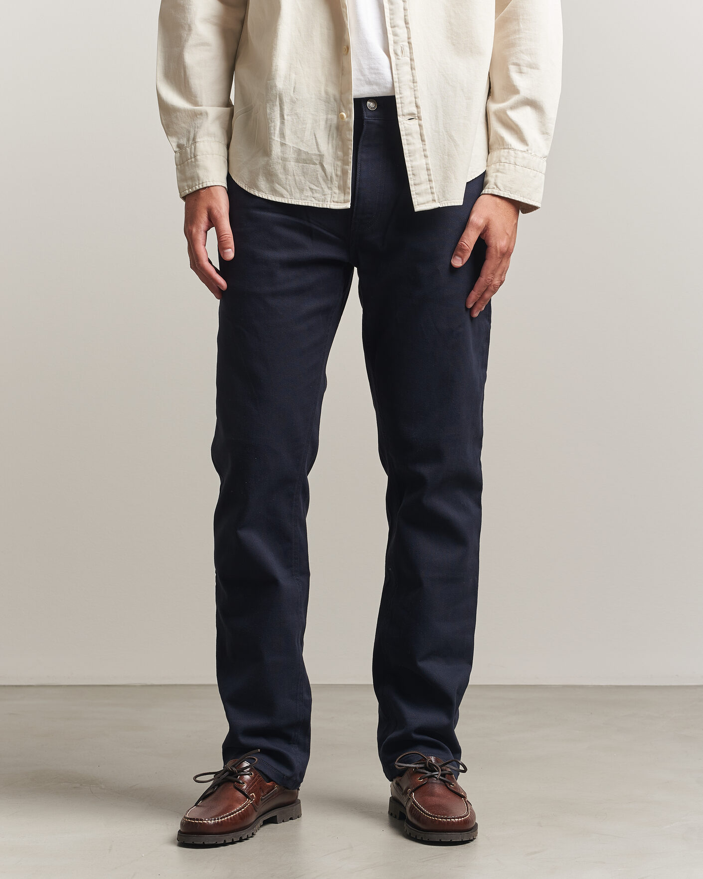Mies | Housut | Gant | Regular Fit Soft Twill 5-Pocket Pants Evening Blue