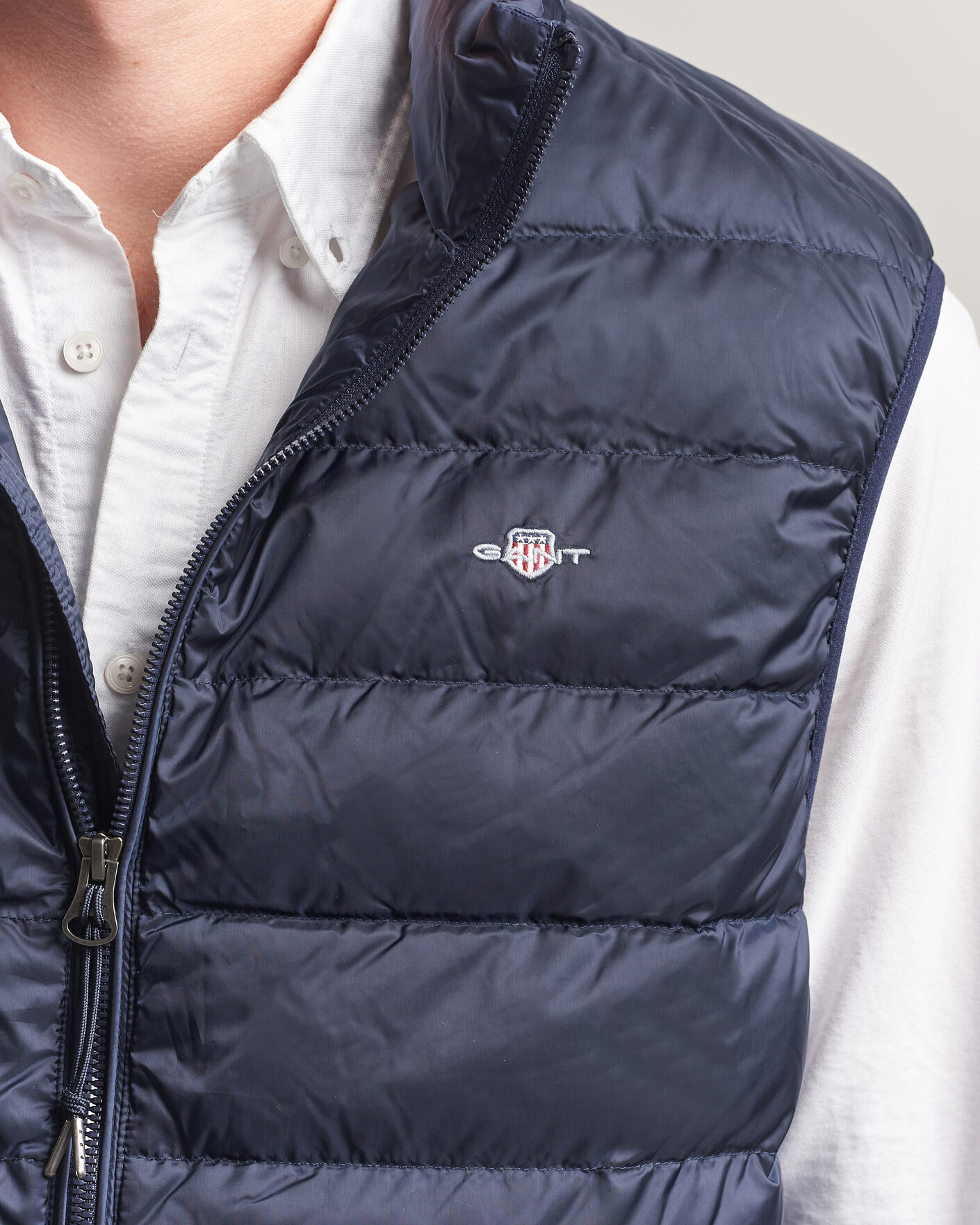 Mies | Ulkoliivit | Gant | Light Down Vest Evening Blue