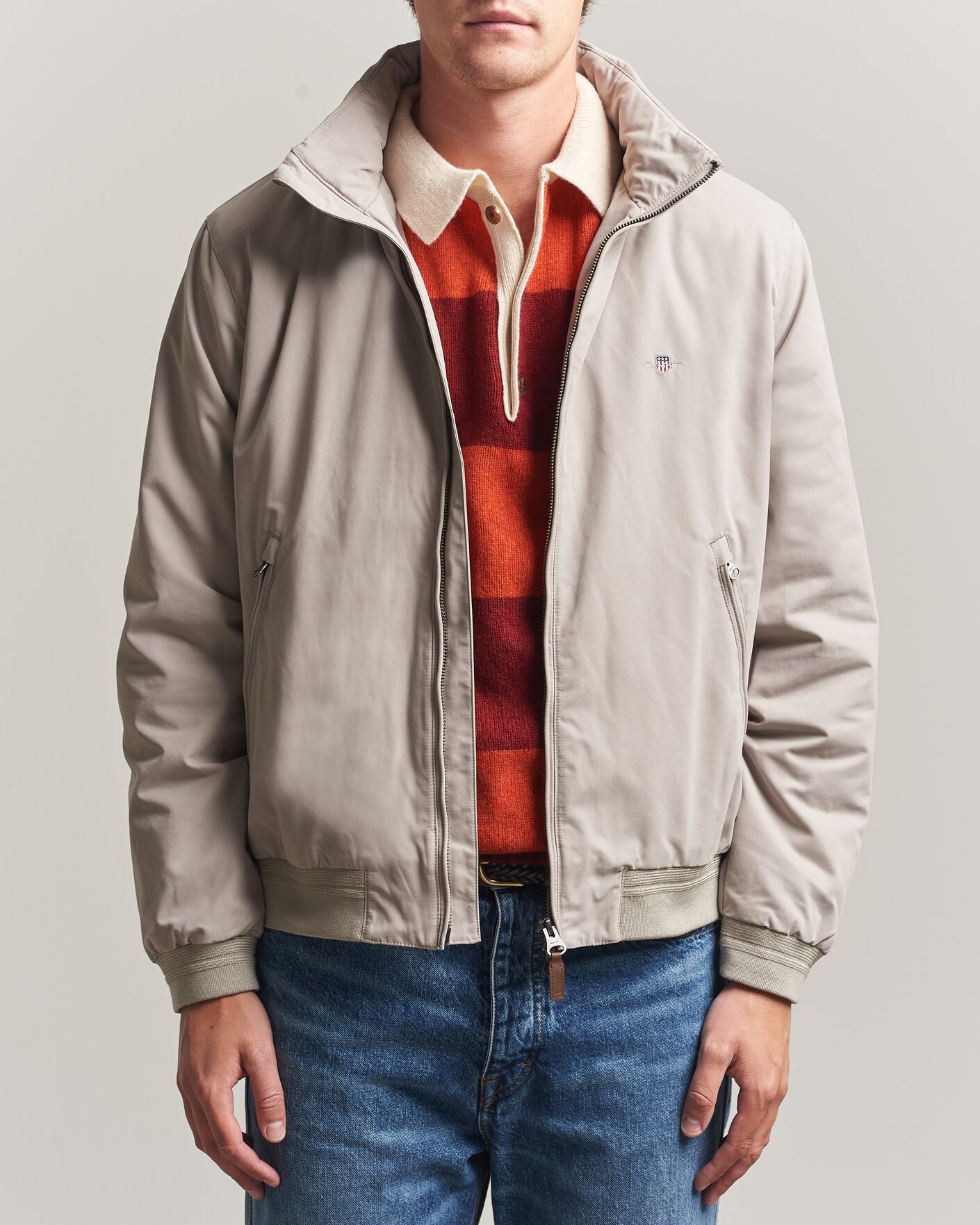 Mies | Takit | Gant | Hampshire Jacket Mist Taupe