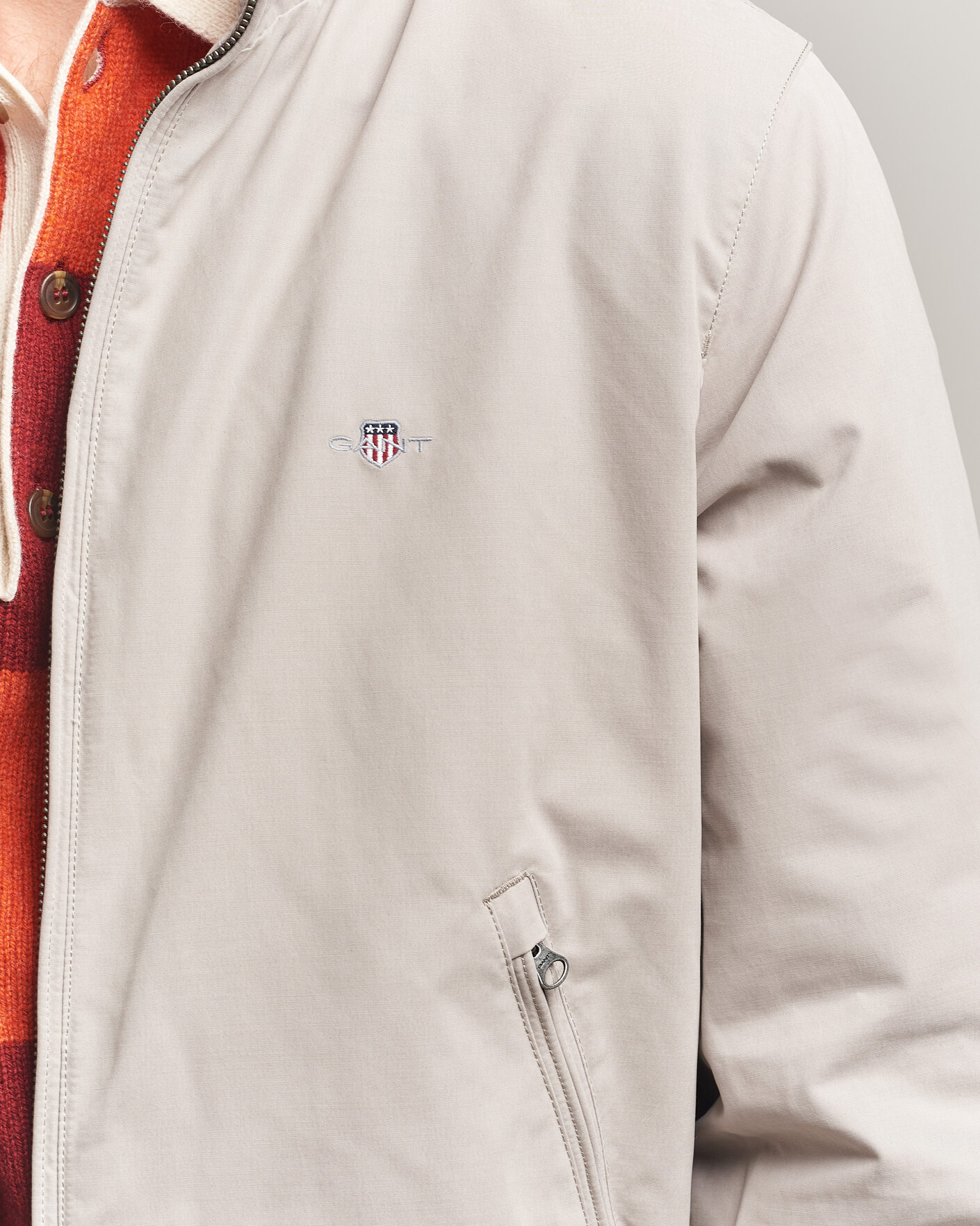 Mies | Takit | Gant | Hampshire Jacket Mist Taupe