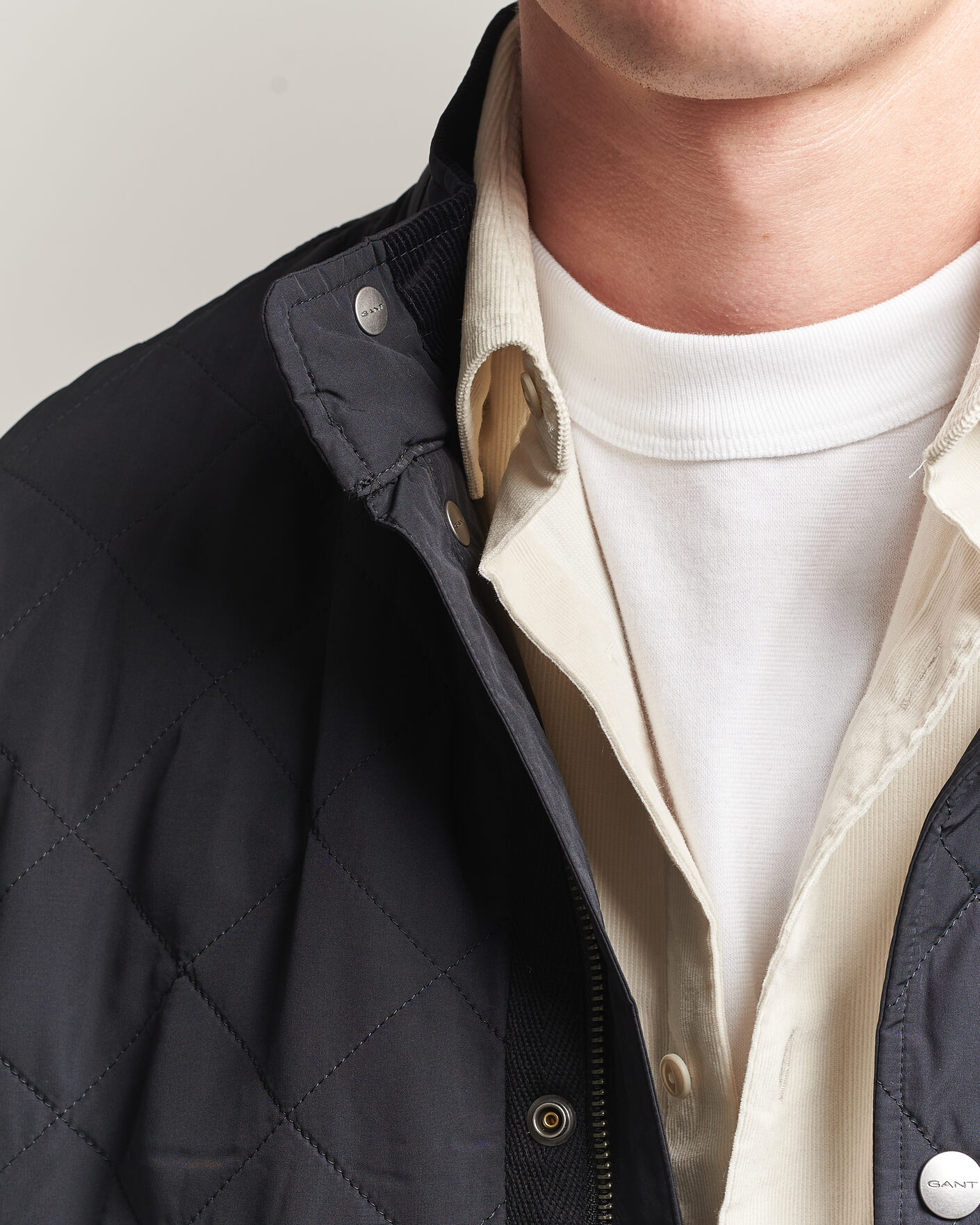 Mies | Takit | Gant | Classic Quilted Jacket Black